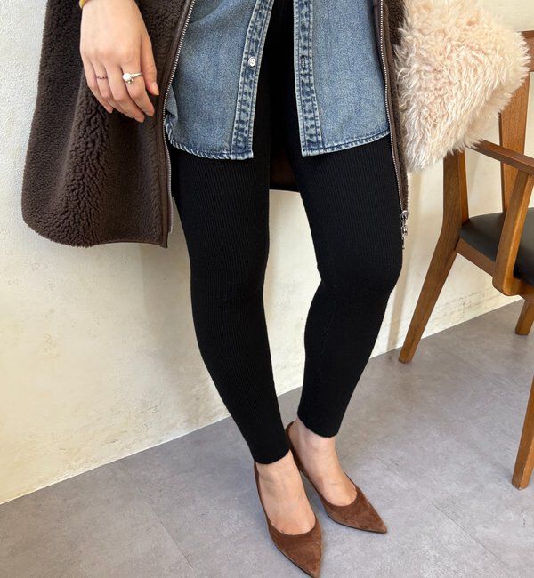  「裏シャギーニットレギンス」|チノ|