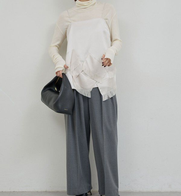  「フリンジサテンキャミ」|シャツ・ブラウス|