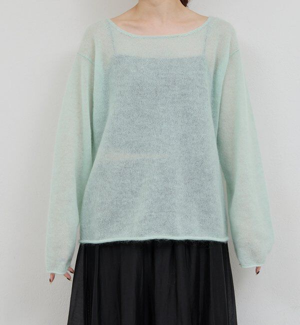  「シアーモヘアプルオーバー」|ニット・セーター|
