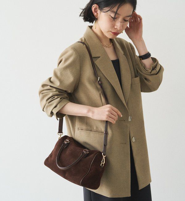  「スエード2WAYミニボストンバッグ」|ボストンバッグ|