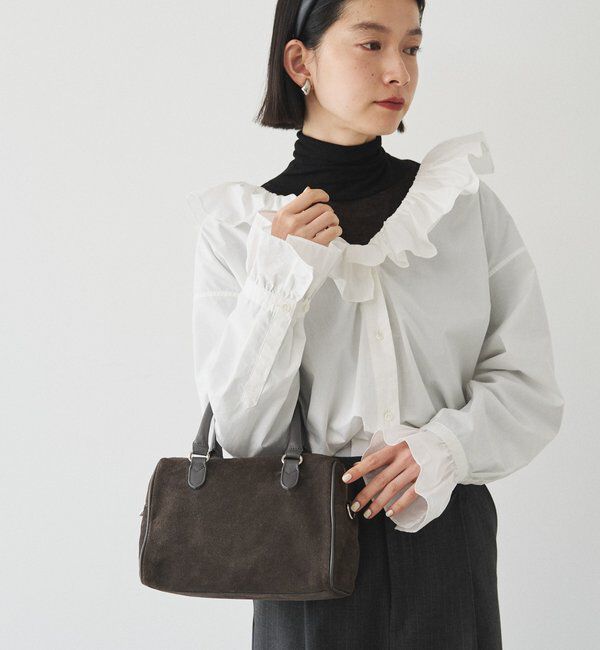  「スエード2WAYミニボストンバッグ」|ボストンバッグ|