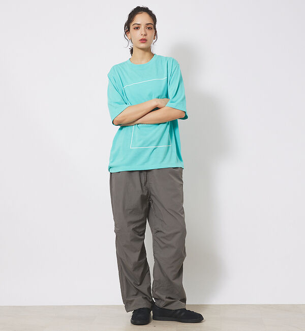 ABAHOUSE「【NANGA/ナンガ】DRY MIX FRAME LOGO T/ドライミックス/」|Tシャツ・カットソー|