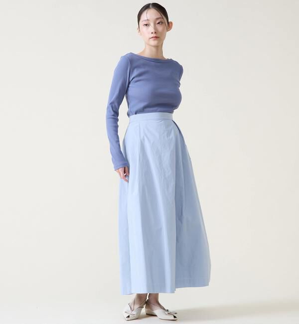 TIARA「バックオープンリブTシャツ」|Tシャツ・カットソー|