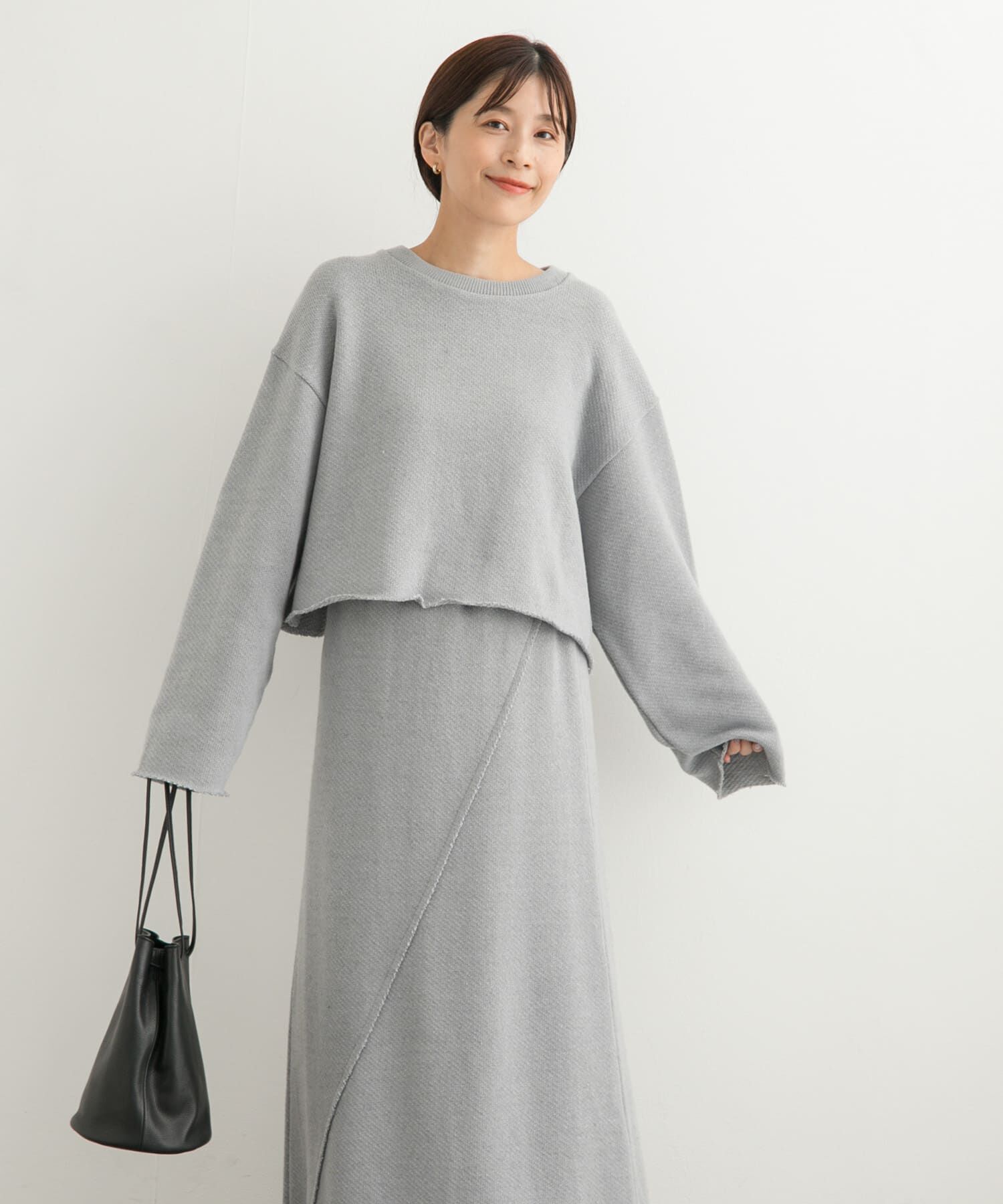 URBAN RESEARCH DOORS「ローゲージインレイプルオーバー」|Tシャツ・カットソー|