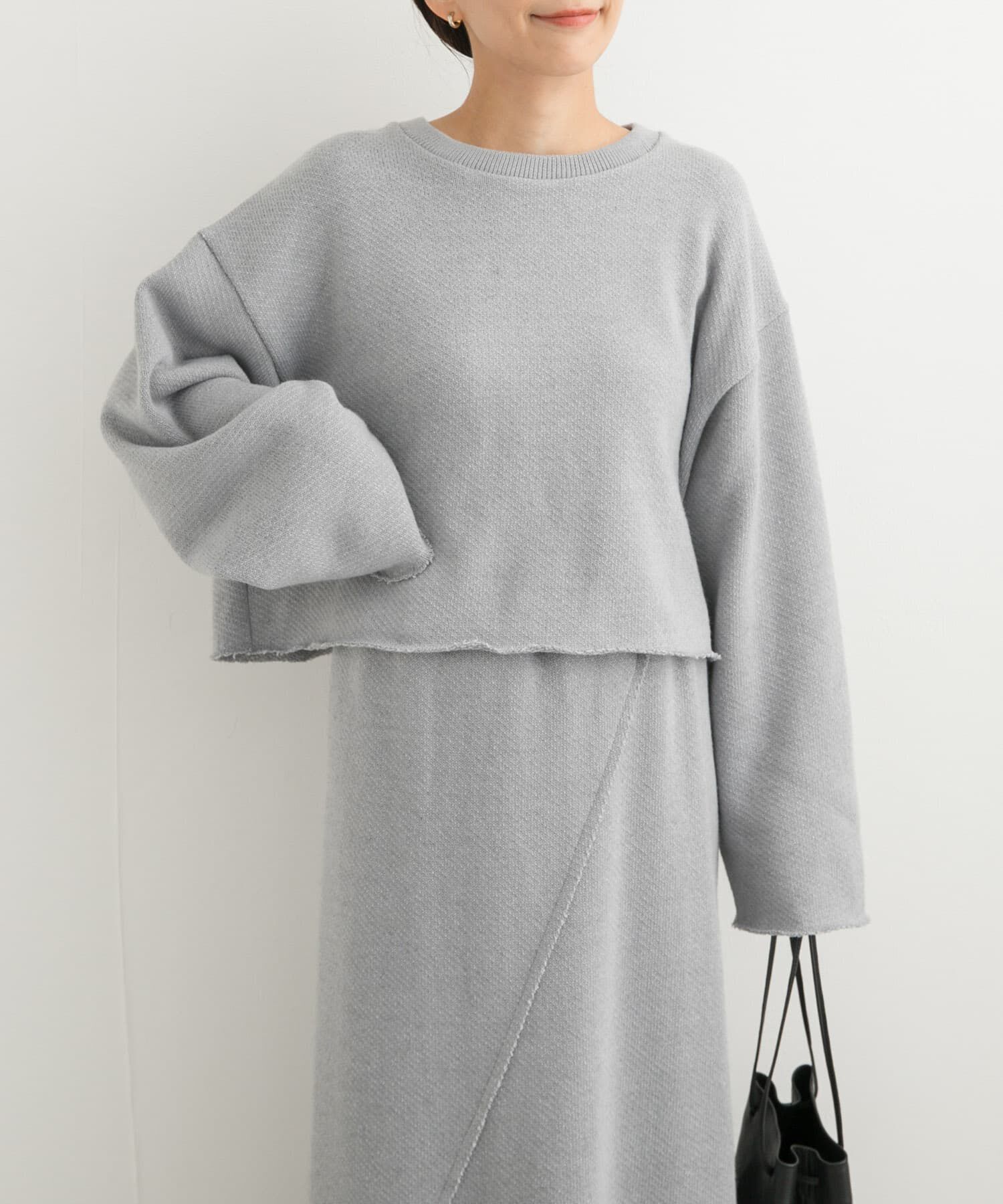 URBAN RESEARCH DOORS「ローゲージインレイプルオーバー」|Tシャツ・カットソー|