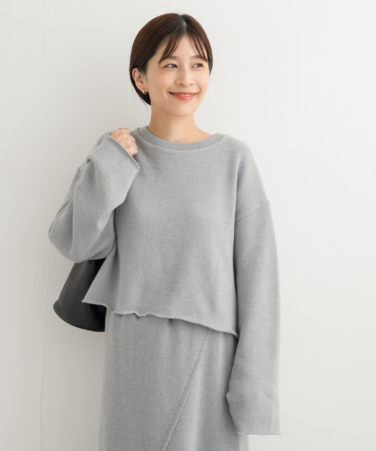 URBAN RESEARCH DOORS「ローゲージインレイプルオーバー」|Tシャツ・カットソー|