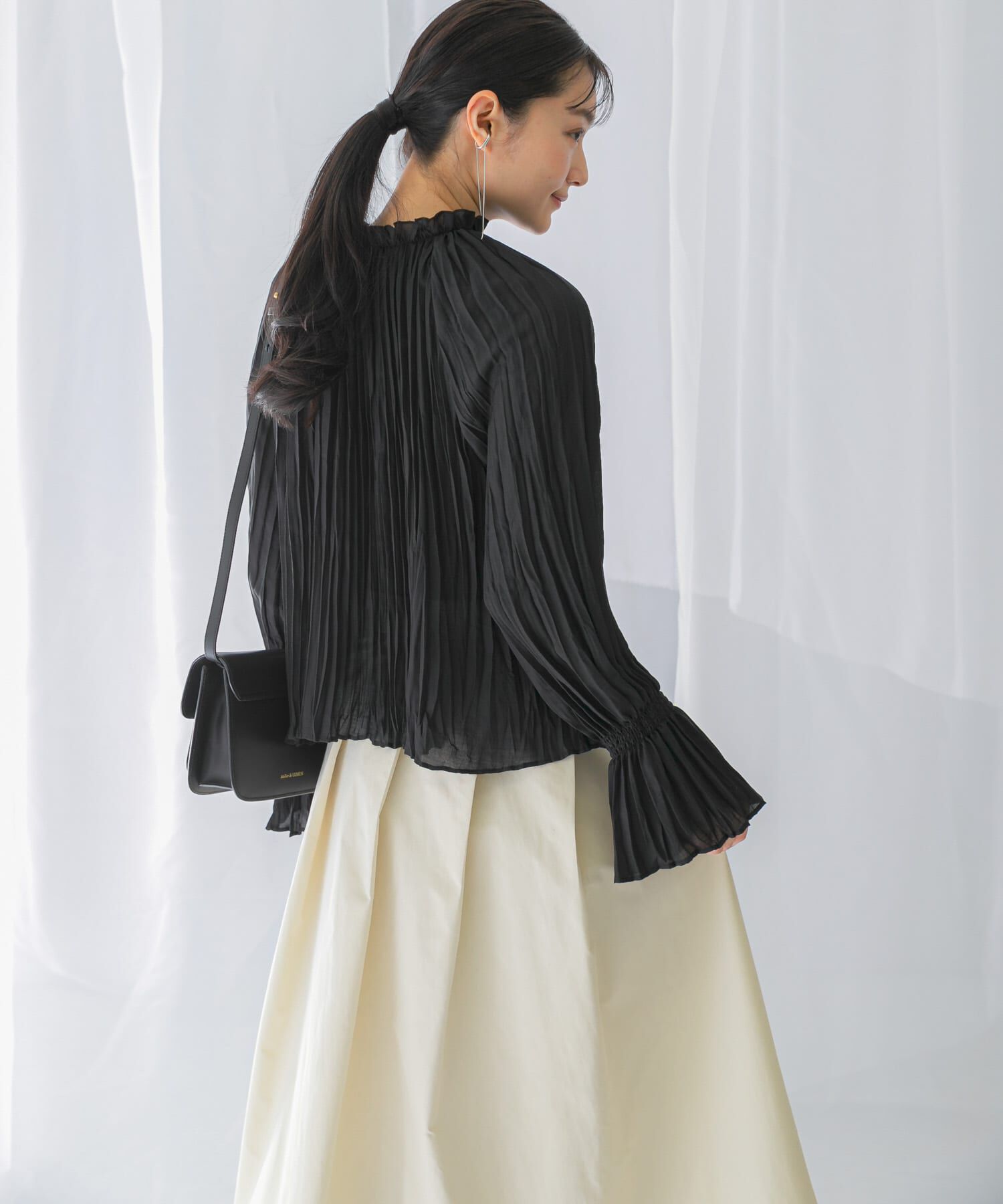 URBAN RESEARCH ROSSO「2WAYプリーツブラウス」|シャツ・ブラウス|