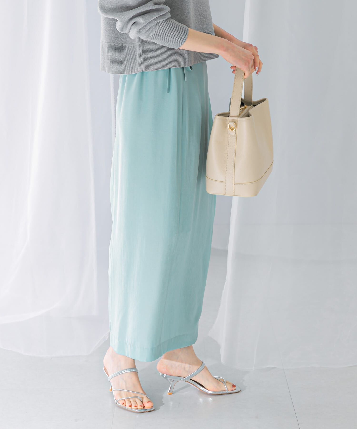 URBAN RESEARCH ROSSO「ラップデザインスカート」|スカート|