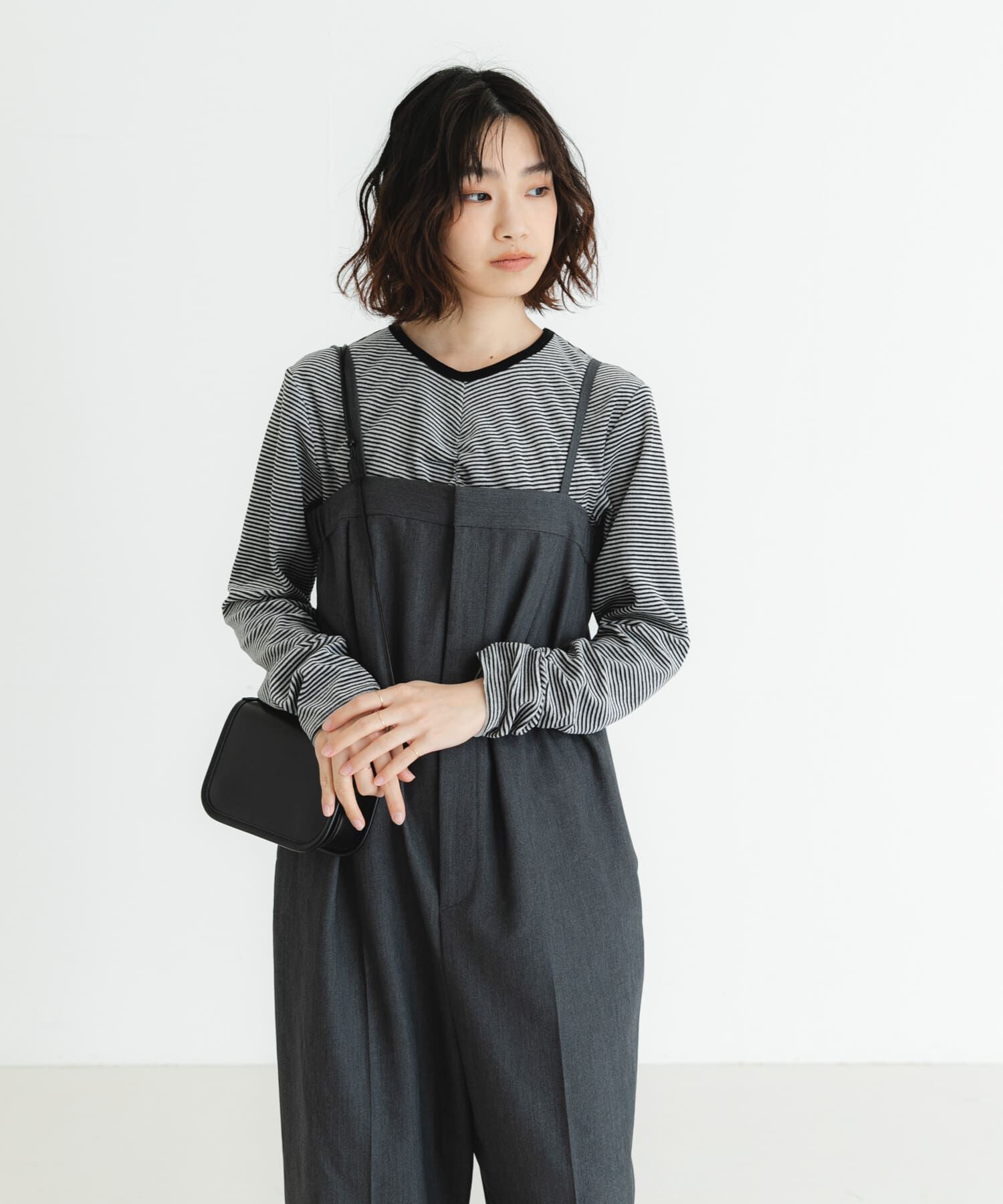 URBAN RESEARCH「『MADE IN JAPAN』ベロアボーダーシャーリングカットソー」|Tシャツ・カットソー|