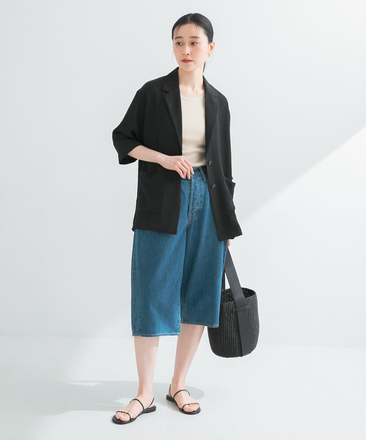 URBAN RESEARCH「『接触冷感』Naiaアセテートハーフスリーブジャケット」|その他|