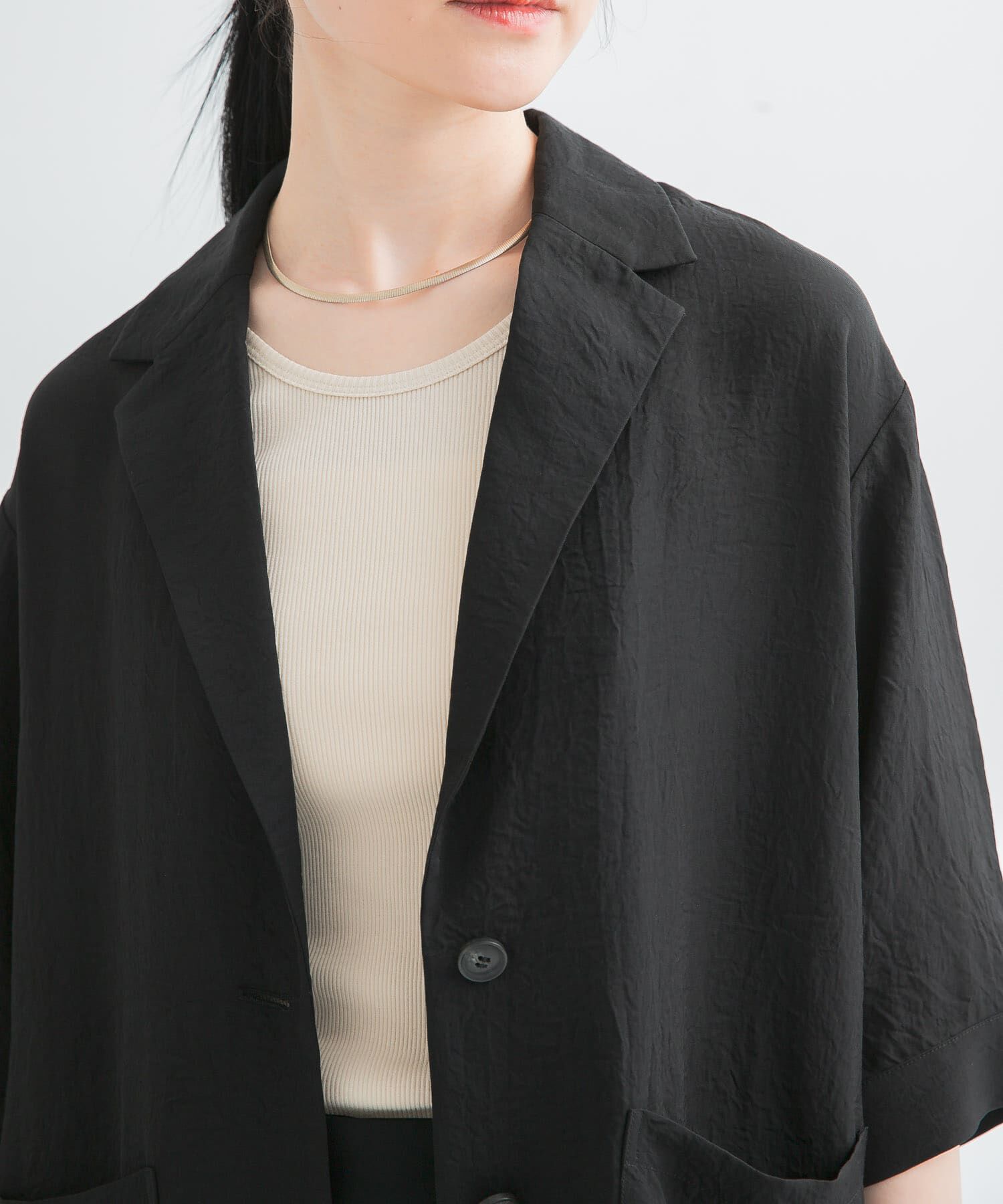 URBAN RESEARCH「『接触冷感』Naiaアセテートハーフスリーブジャケット」|その他|