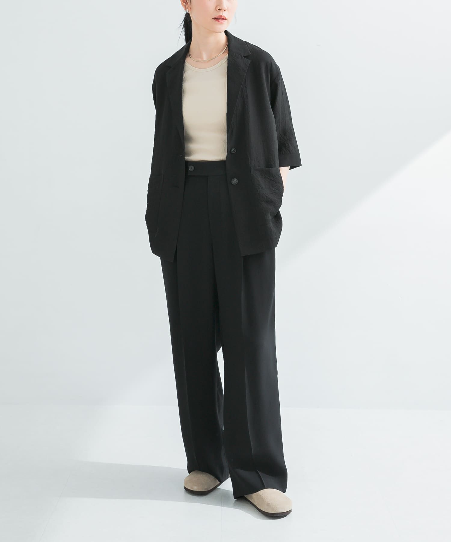 URBAN RESEARCH「『接触冷感』Naiaアセテートハーフスリーブジャケット」|その他|