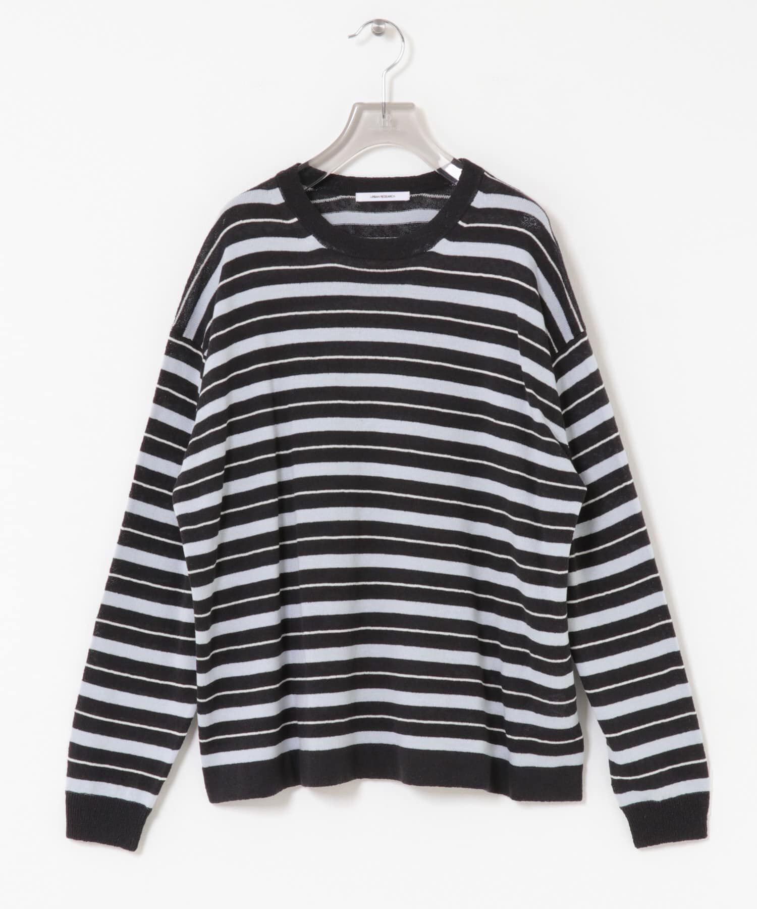 URBAN RESEARCH「マルチボーダークルーネックニット」|ニット・セーター|