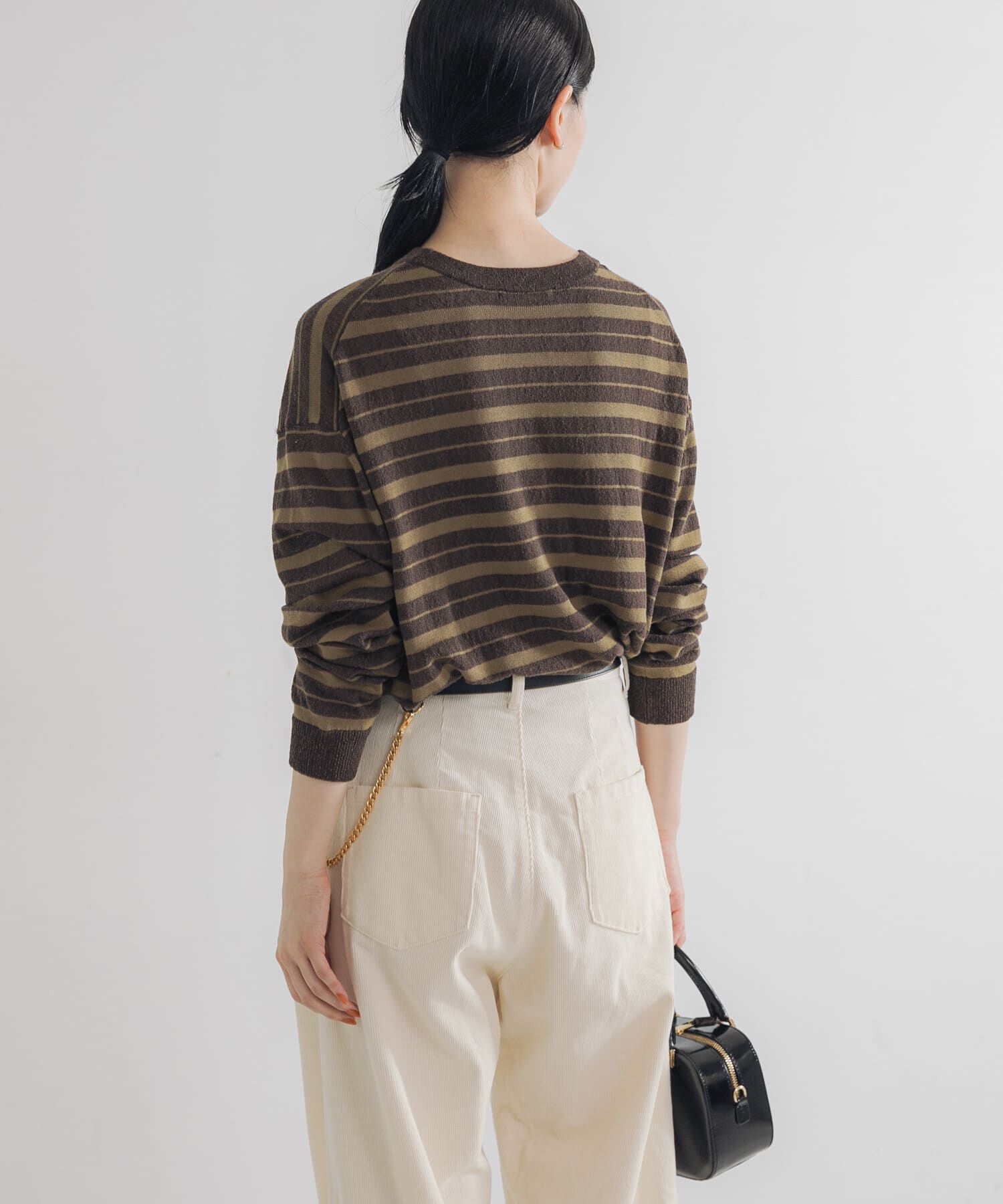 URBAN RESEARCH「マルチボーダークルーネックニット」|ニット・セーター|