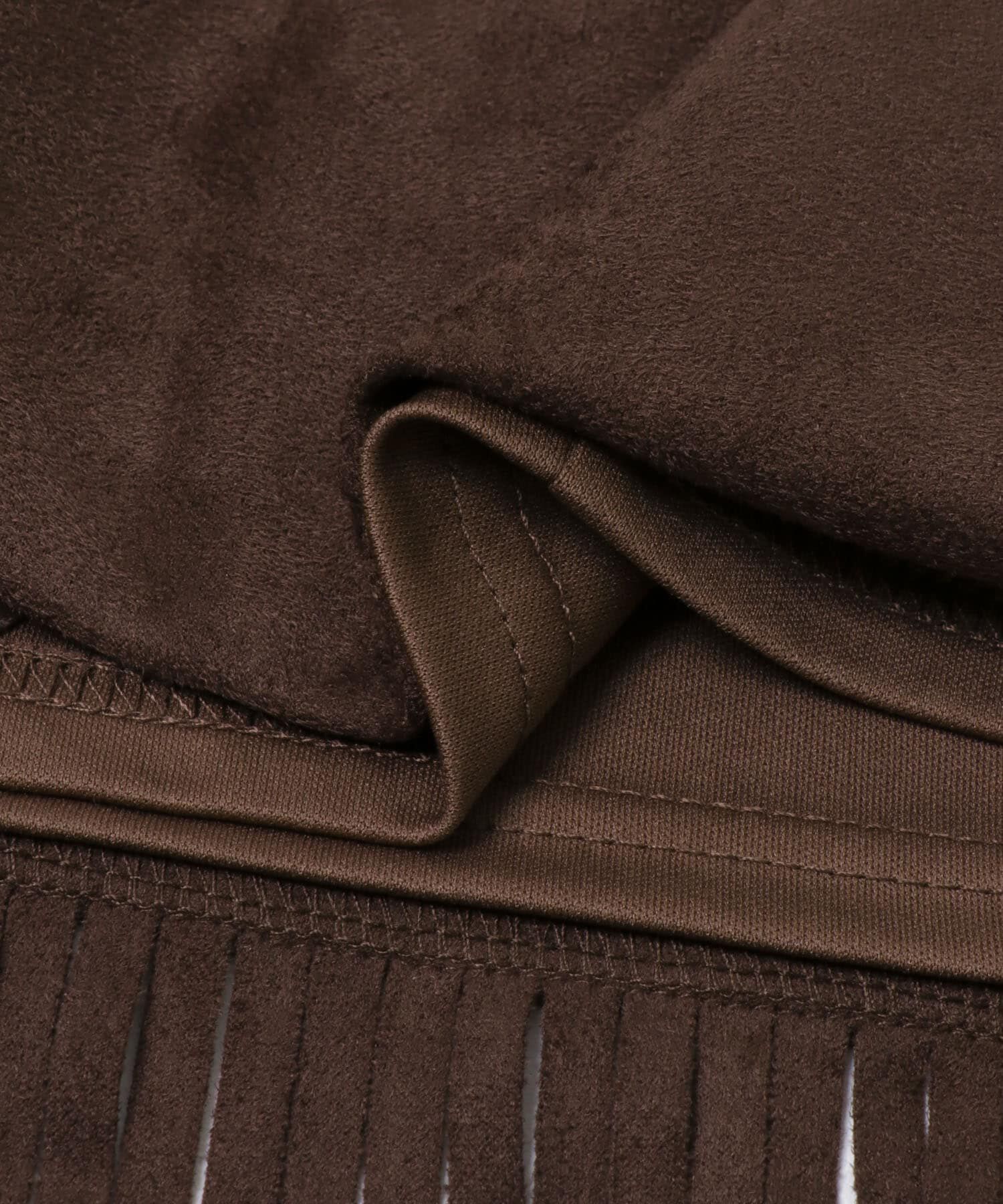 URBAN RESEARCH「スエードライクフリンジスカート」|スカート|