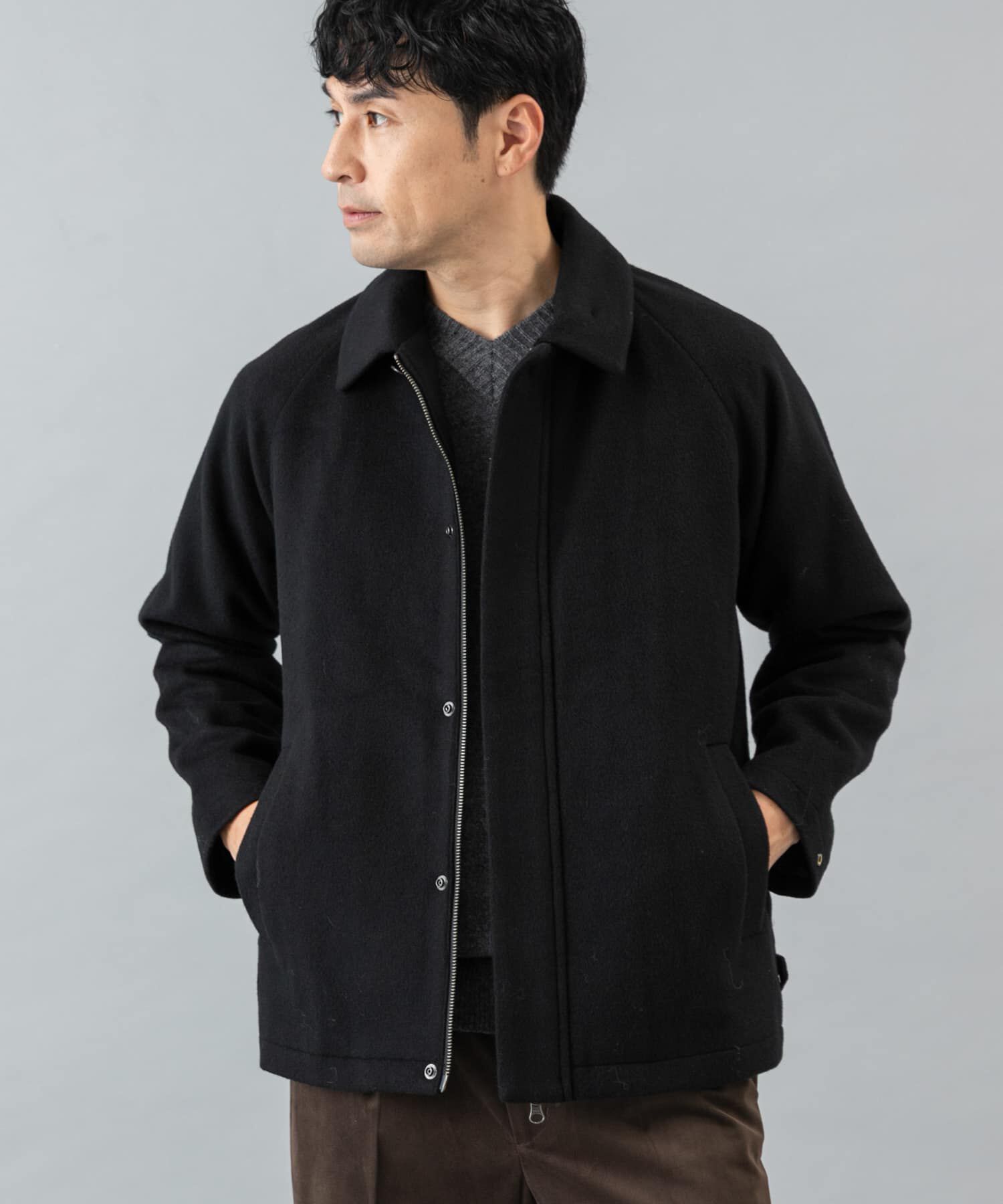 URBAN RESEARCH ROSSO「スーパー100 ショートブルゾン」|ブルゾン・スタジャン|