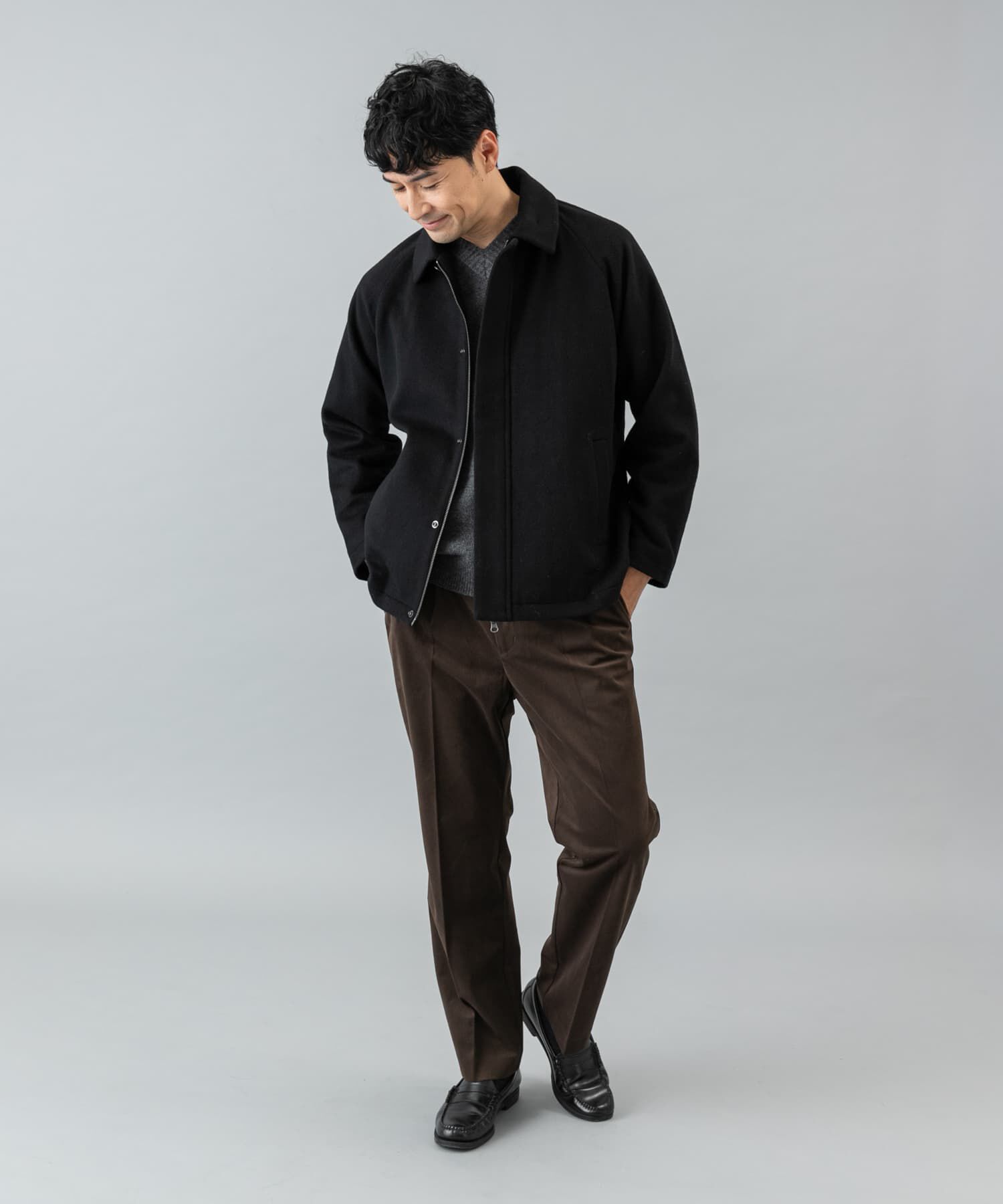 URBAN RESEARCH ROSSO「スーパー100 ショートブルゾン」|ブルゾン・スタジャン|