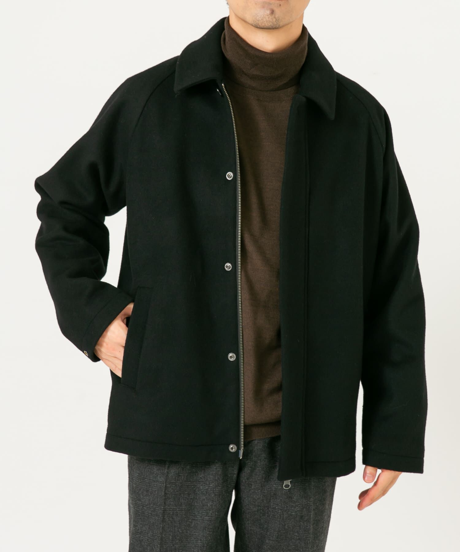 URBAN RESEARCH ROSSO「スーパー100 ショートブルゾン」|ブルゾン・スタジャン|