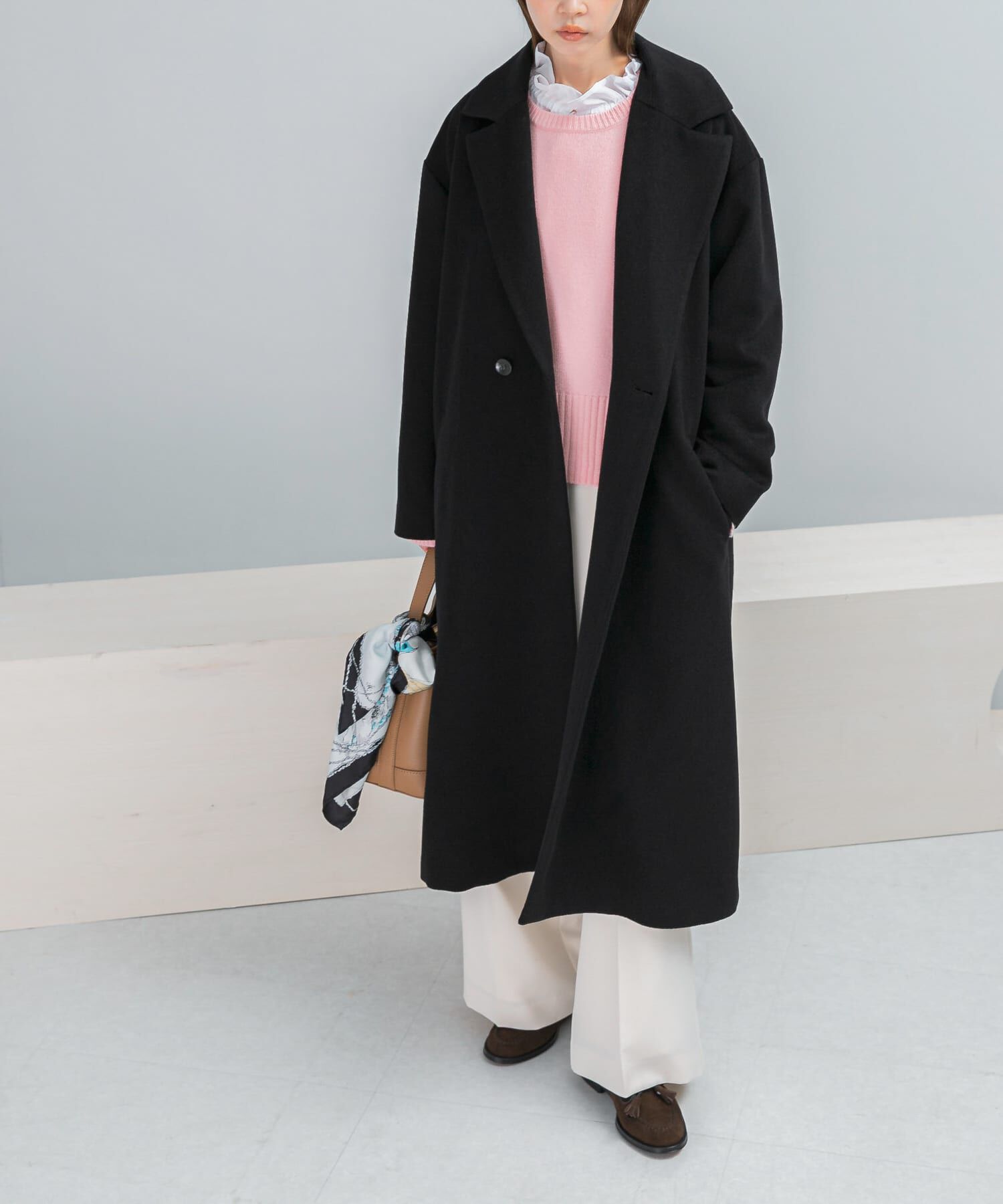 URBAN RESEARCH ROSSO「カシミヤビーバーチェスターコート」|チェスターコート|