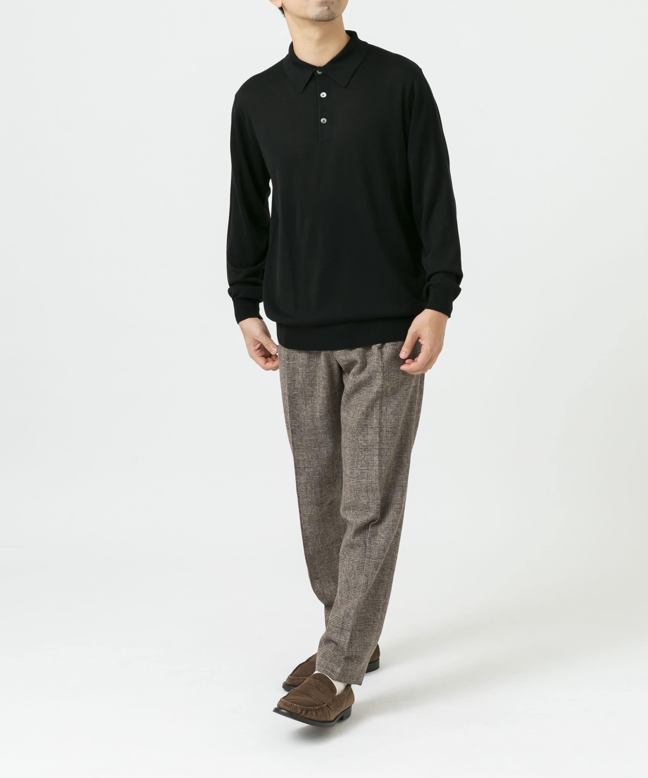 URBAN RESEARCH ROSSO「『XLサイズあり』『UR TECH』ハイゲージニットポロシャツ」|ニット・セーター|