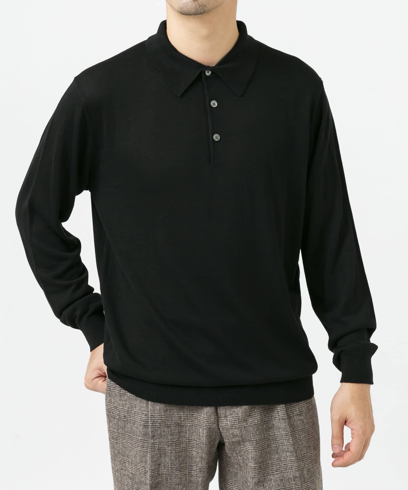 URBAN RESEARCH ROSSO「『XLサイズあり』『UR TECH』ハイゲージニットポロシャツ」|ニット・セーター|