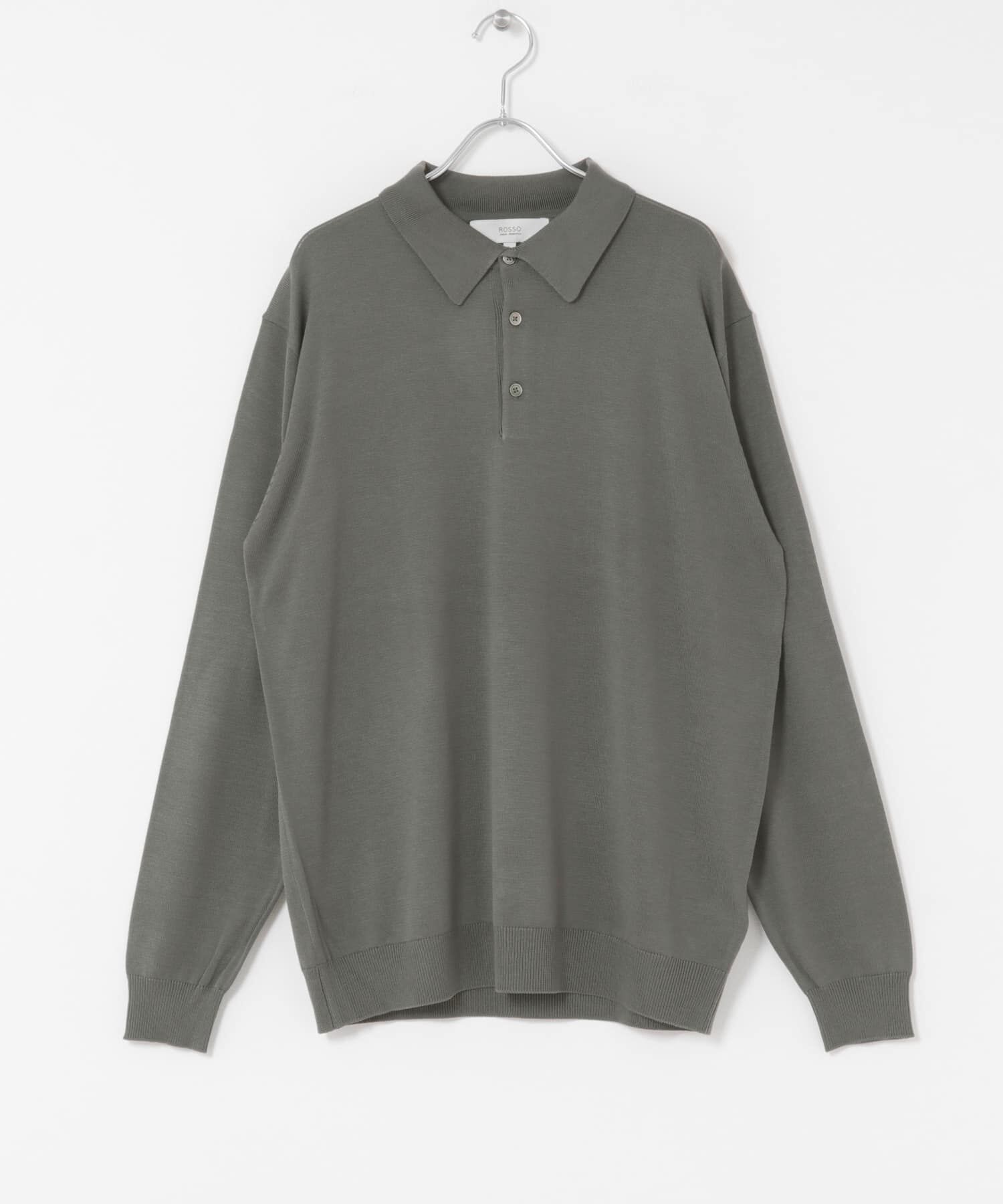 URBAN RESEARCH ROSSO「『XLサイズあり』『UR TECH』ハイゲージニットポロシャツ」|ニット・セーター|