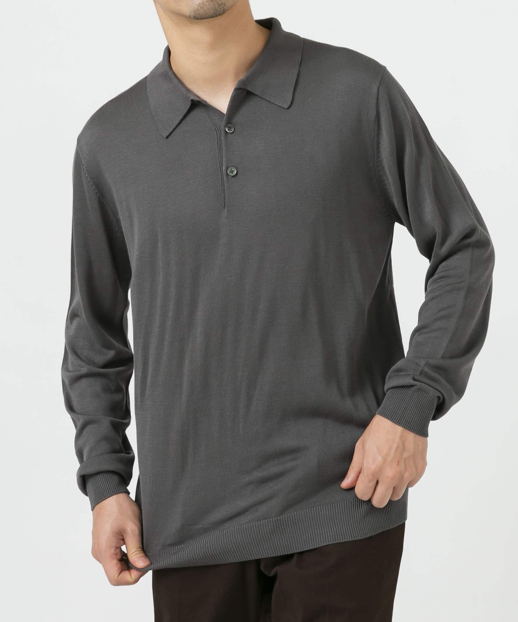 URBAN RESEARCH ROSSO「『XLサイズあり』『UR TECH』ハイゲージニットポロシャツ」|ニット・セーター|