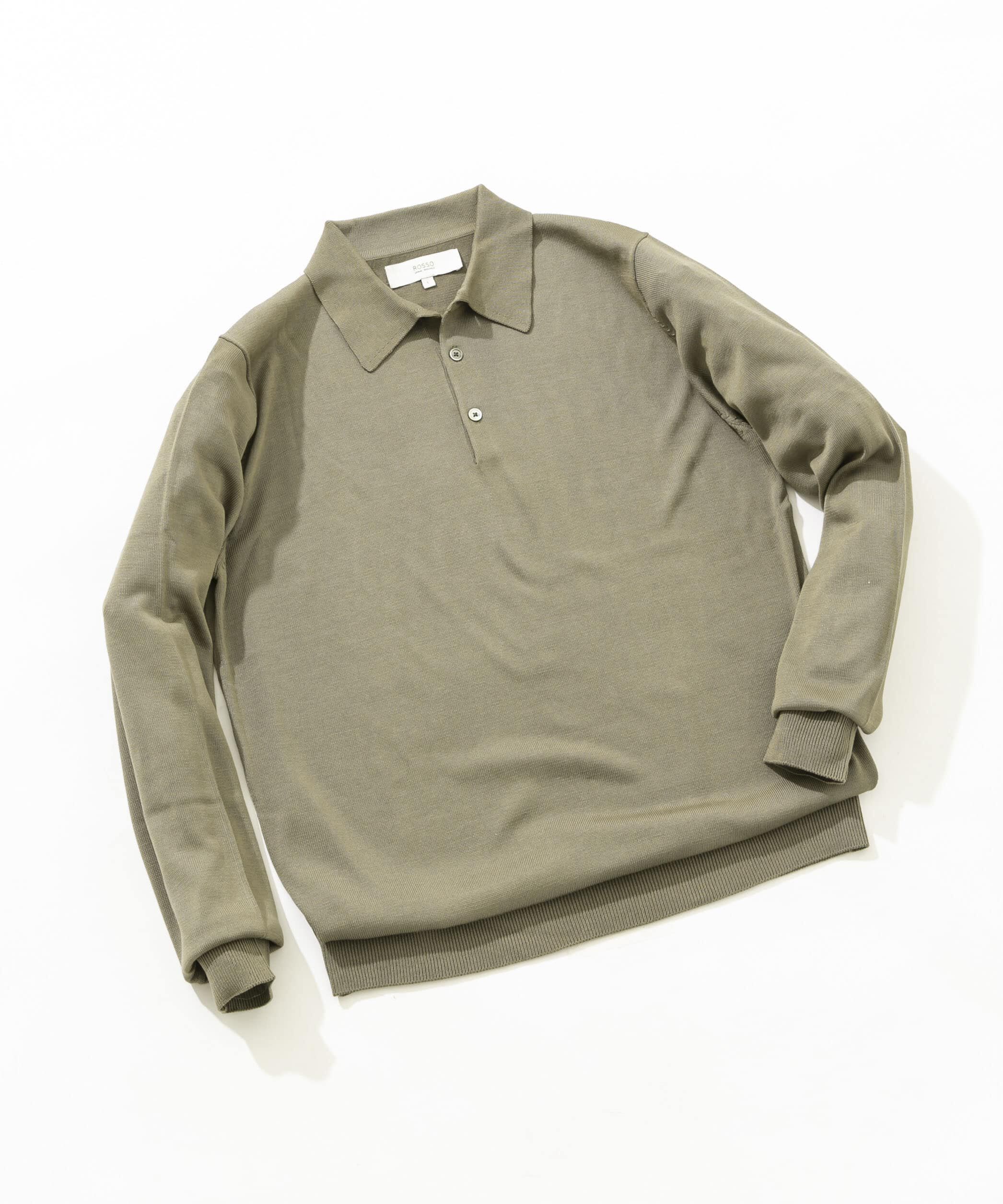 URBAN RESEARCH ROSSO「『XLサイズあり』『UR TECH』ハイゲージニットポロシャツ」|ニット・セーター|