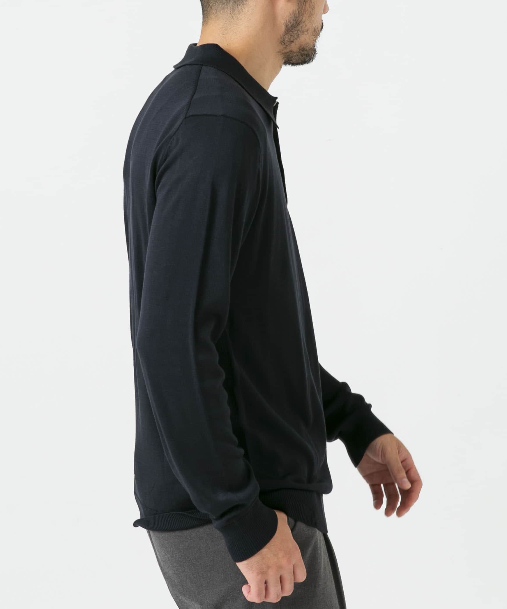 URBAN RESEARCH ROSSO「『XLサイズあり』『UR TECH』ハイゲージニットポロシャツ」|ニット・セーター|