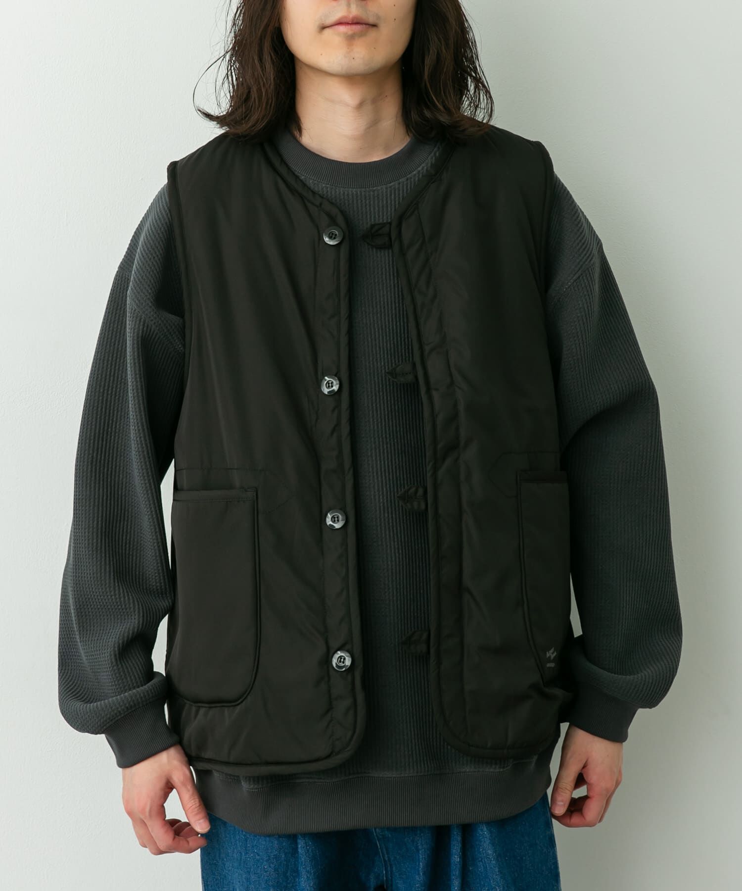 Sonny Label 「ARMY TWILL　Weather Reversible Vest」|ベスト・ジレ|ブラック