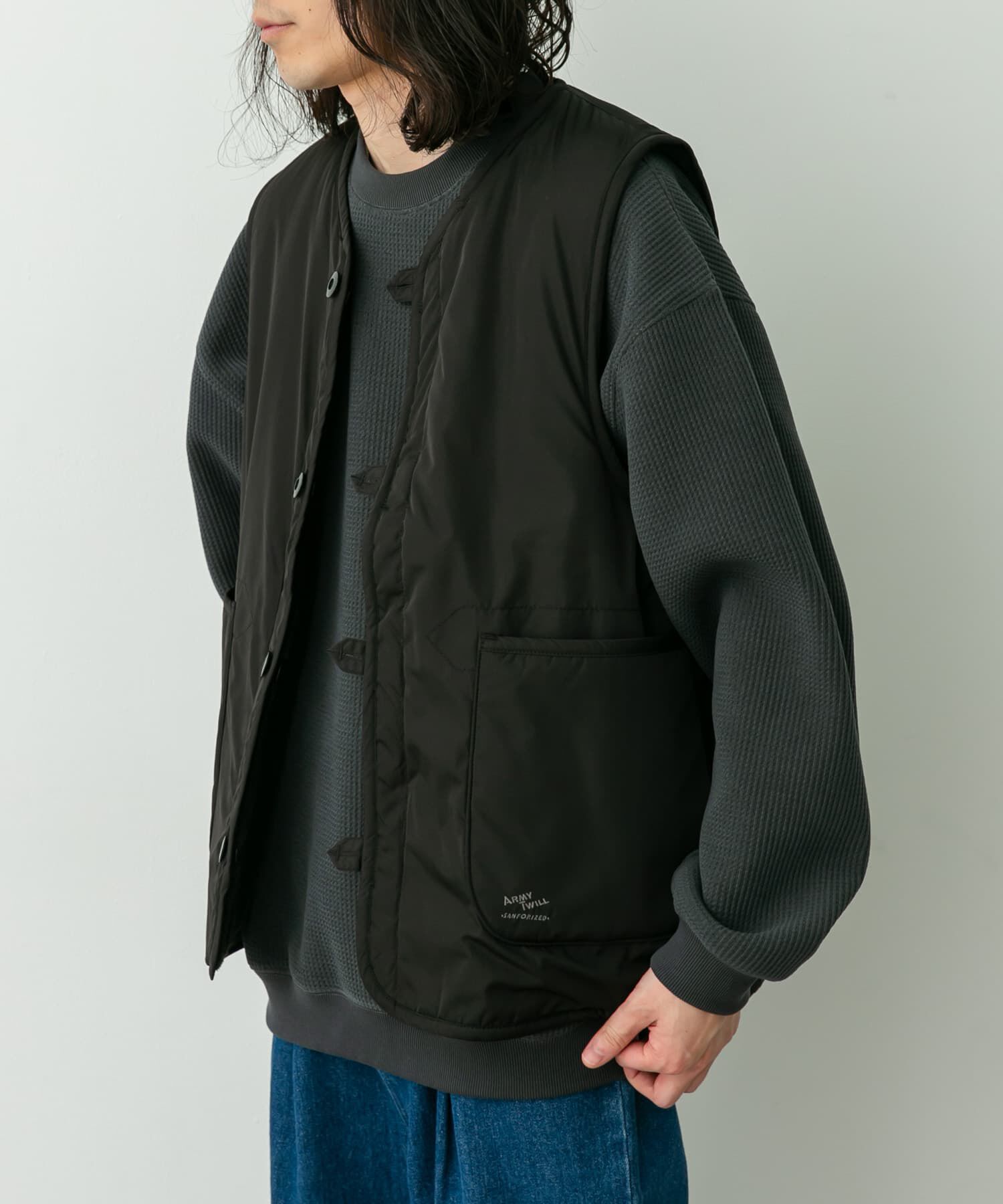 Sonny Label 「ARMY TWILL　Weather Reversible Vest」|ベスト・ジレ|