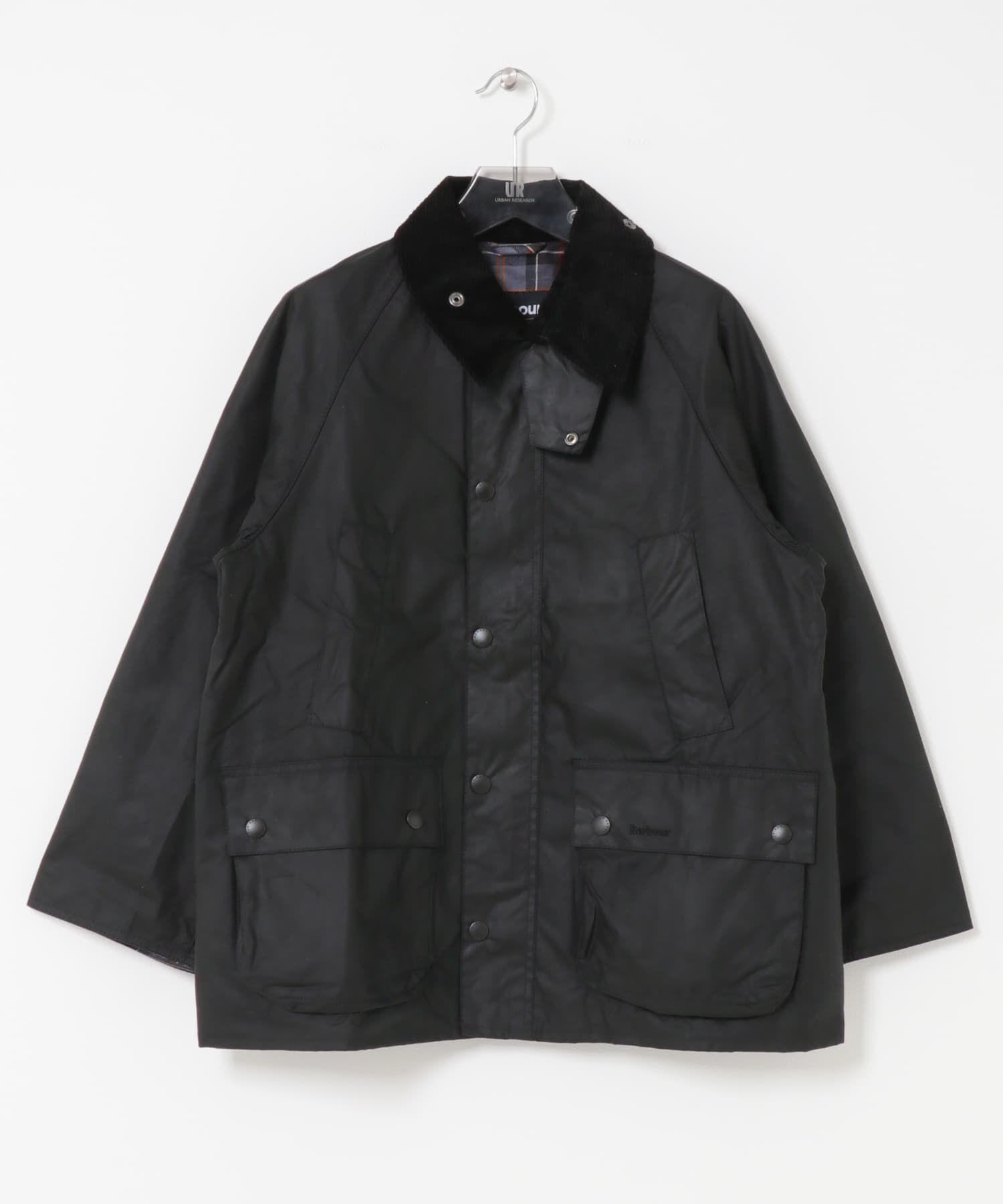 URBAN RESEARCH「Barbour　OS BEDALE WAX JACKET」|ノーカラーコート|