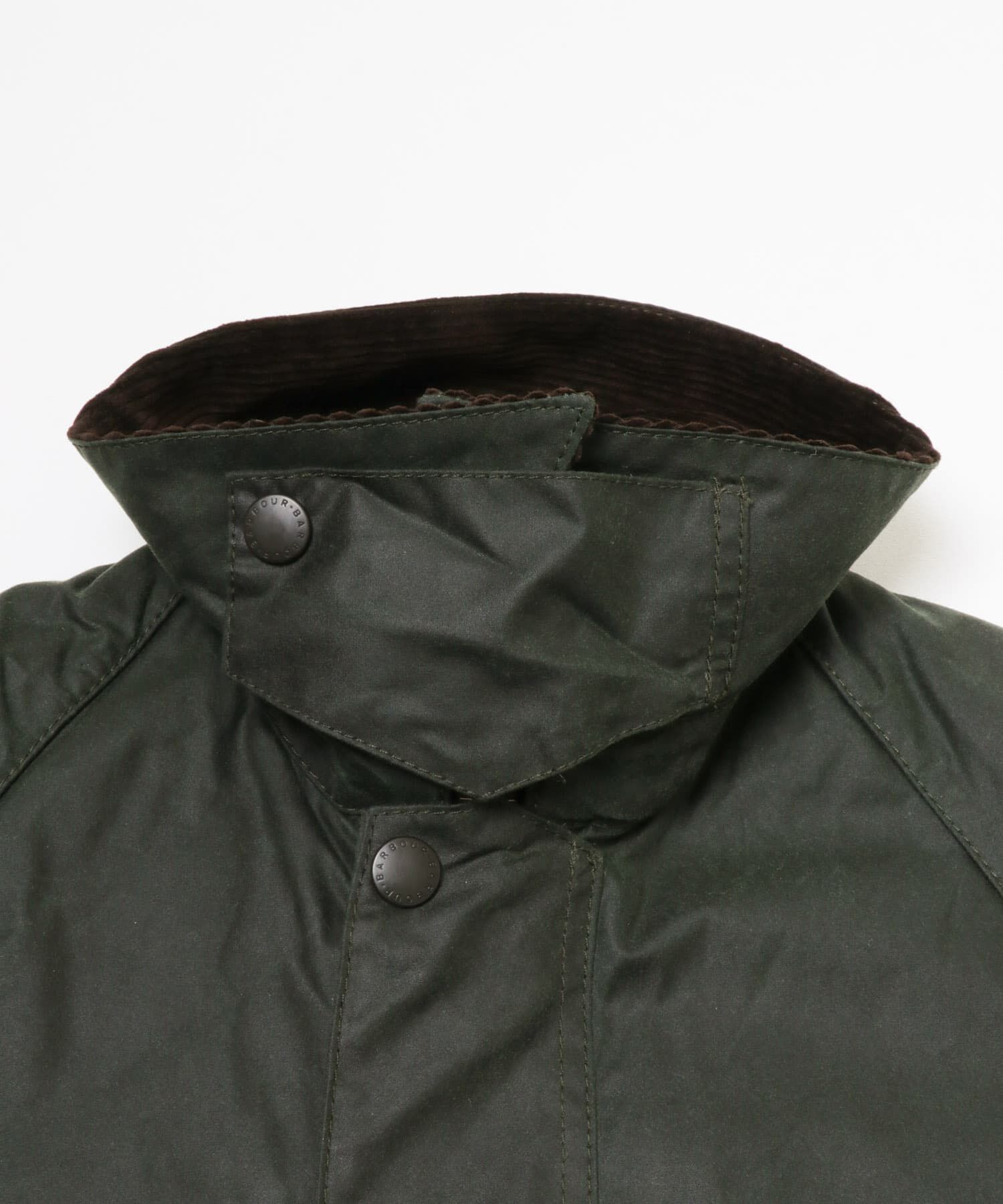 URBAN RESEARCH「Barbour　OS BEDALE WAX JACKET」|ノーカラーコート|