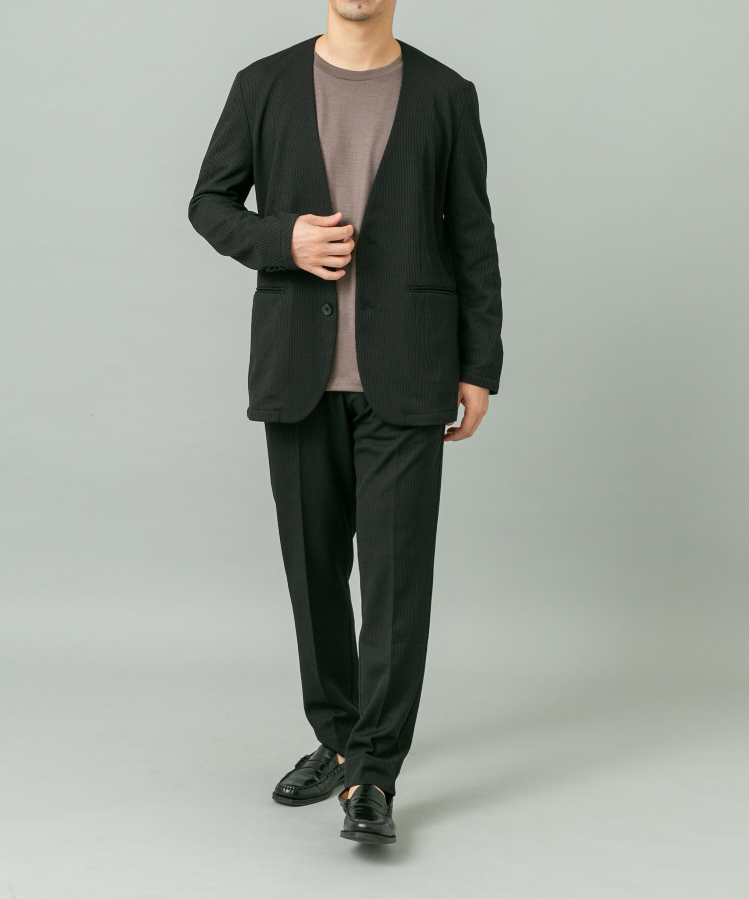 URBAN RESEARCH ROSSO「『セットアップ対応』『速乾』シリウスノーカラージャケット」|ノーカラージャケット|