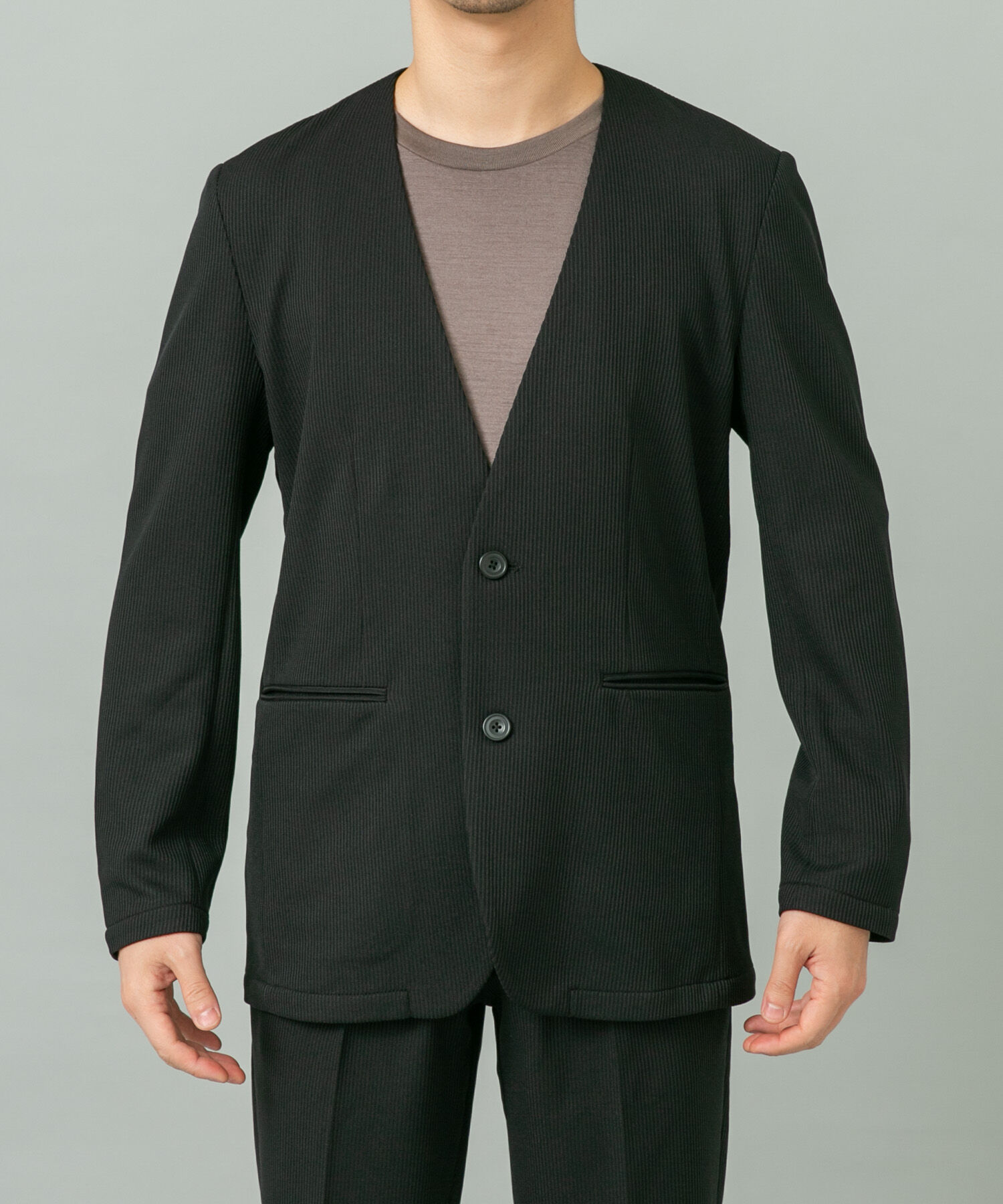 URBAN RESEARCH ROSSO「『セットアップ対応』『速乾』シリウスノーカラージャケット」|ノーカラージャケット|