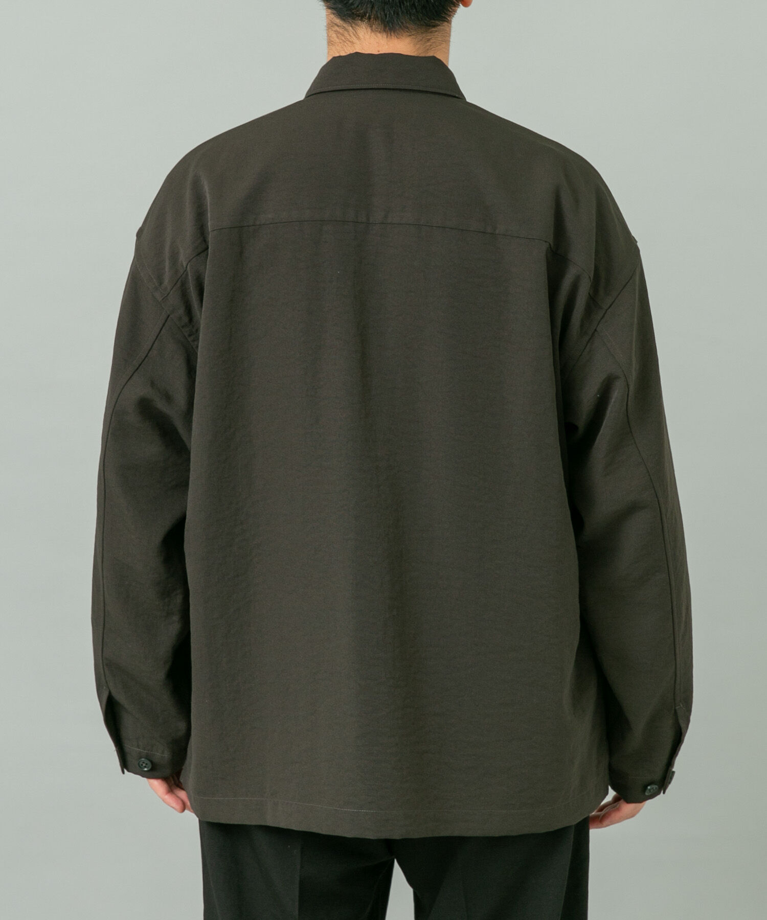 URBAN RESEARCH ROSSO「『セットアップ対応』ドライイージーシャツジャケット」|ノーカラーコート|