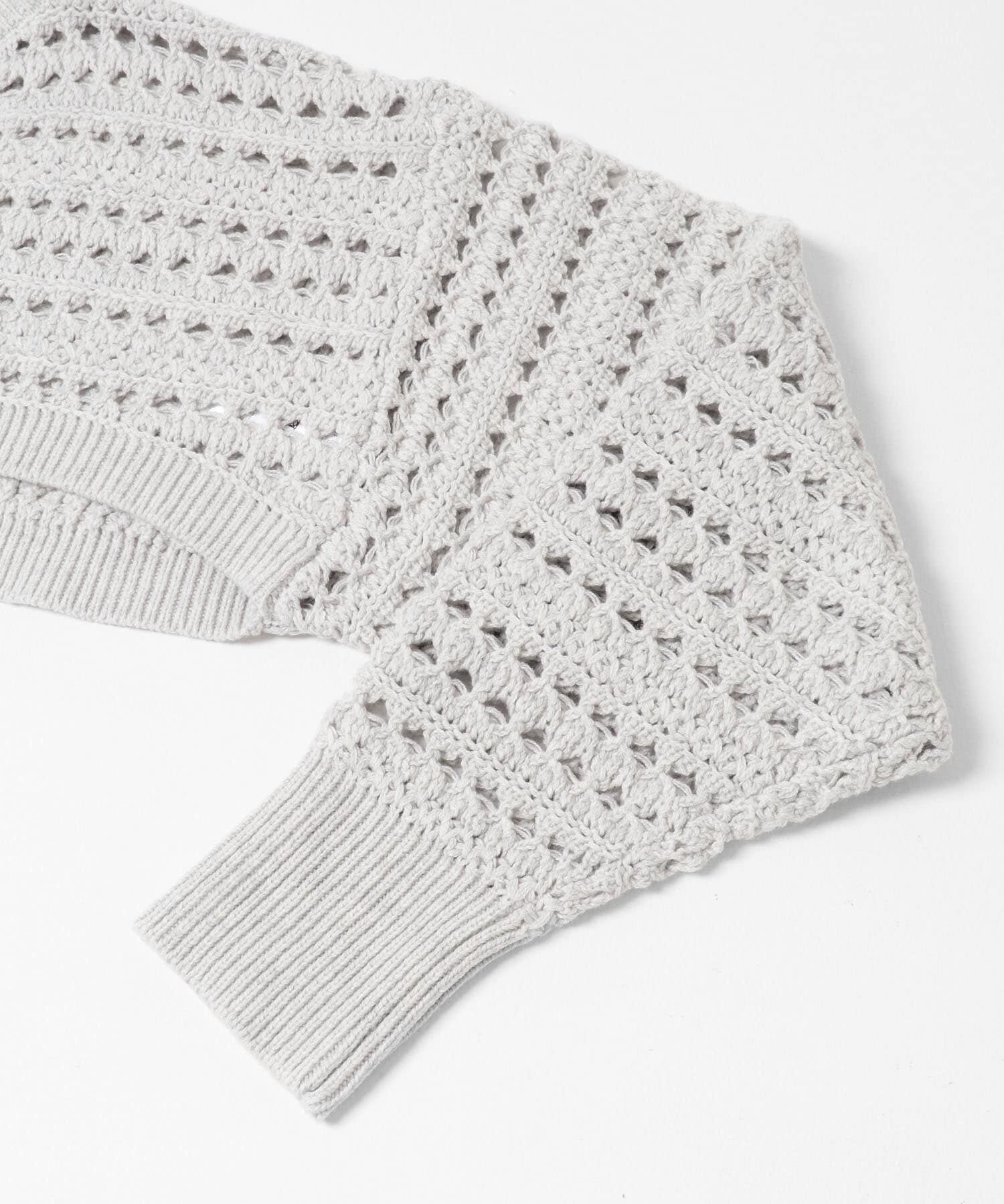  「透かし編みニットボレロ」|ニット・セーター|