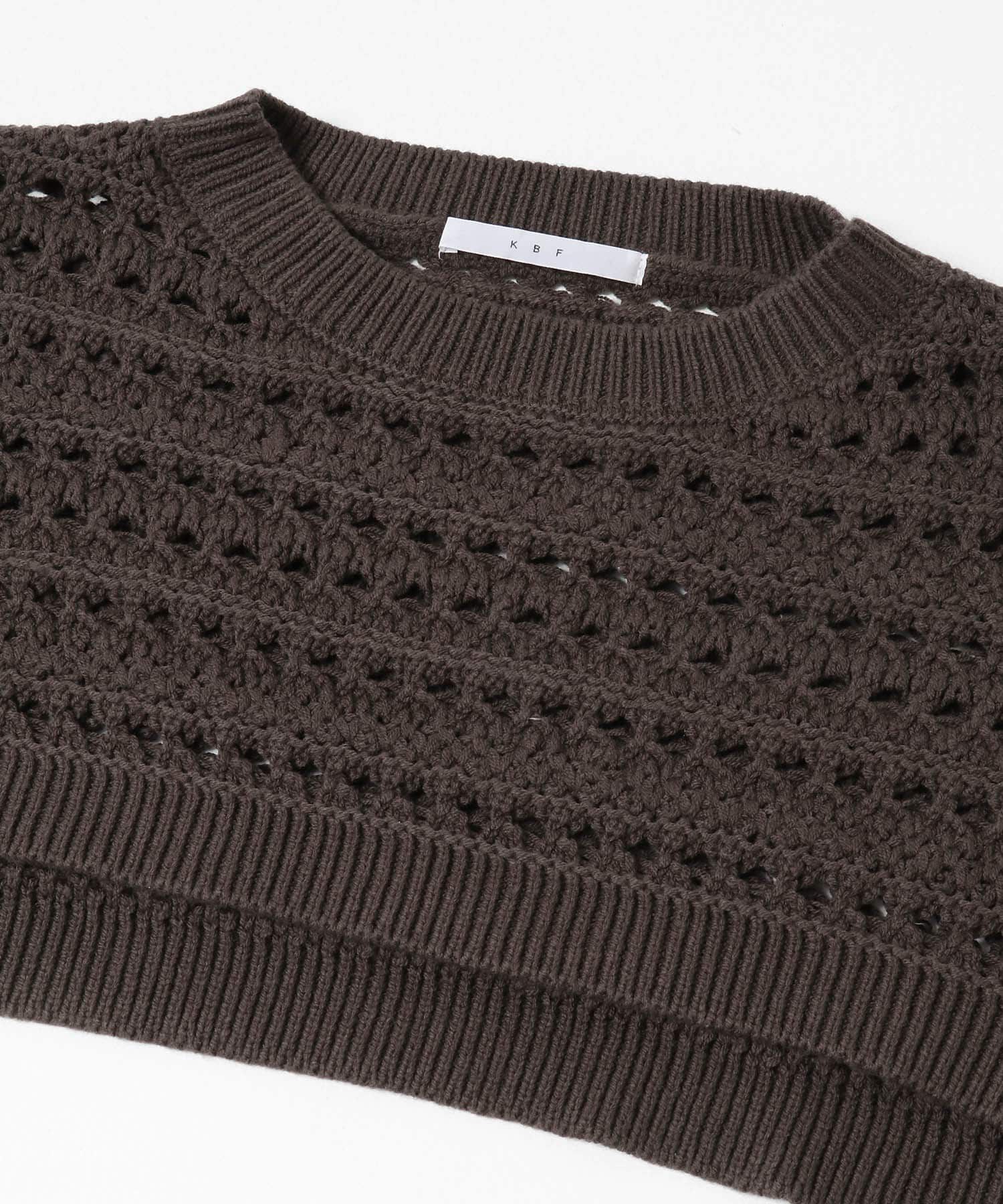  「透かし編みニットボレロ」|ニット・セーター|