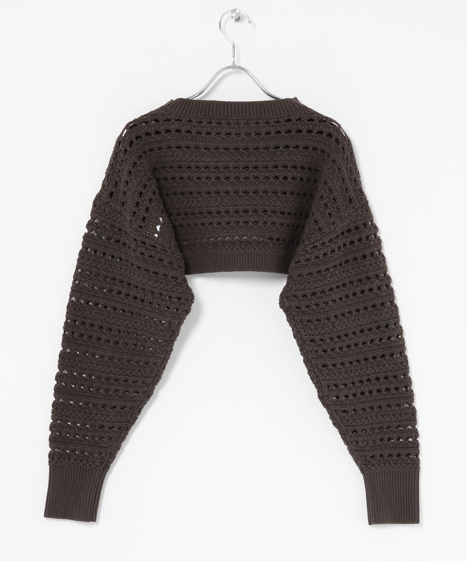  「透かし編みニットボレロ」|ニット・セーター|