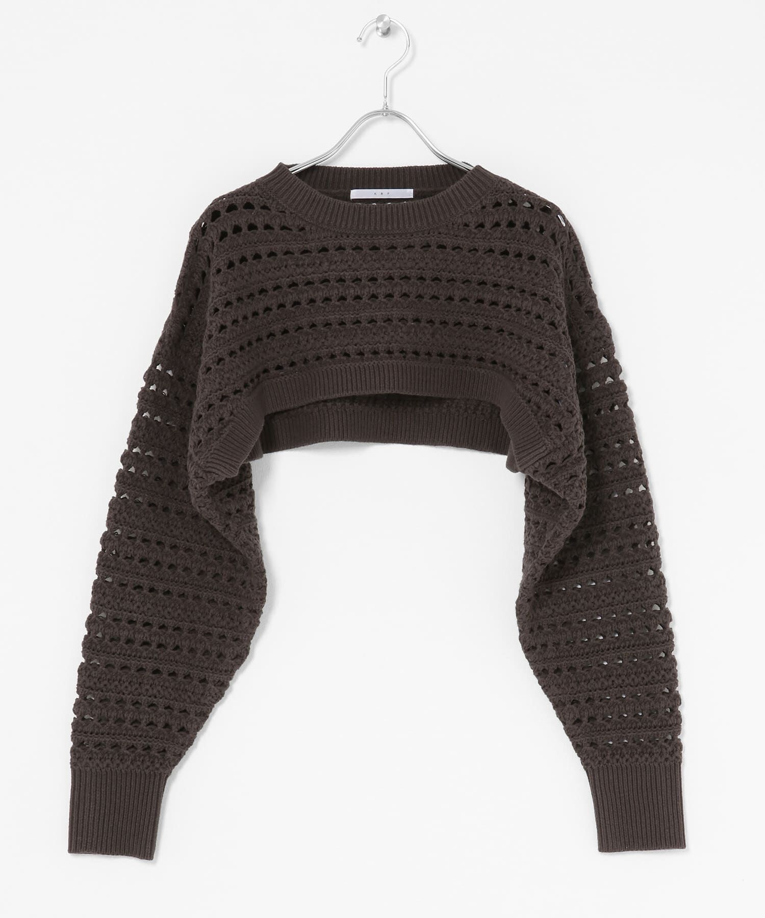  「透かし編みニットボレロ」|ニット・セーター|