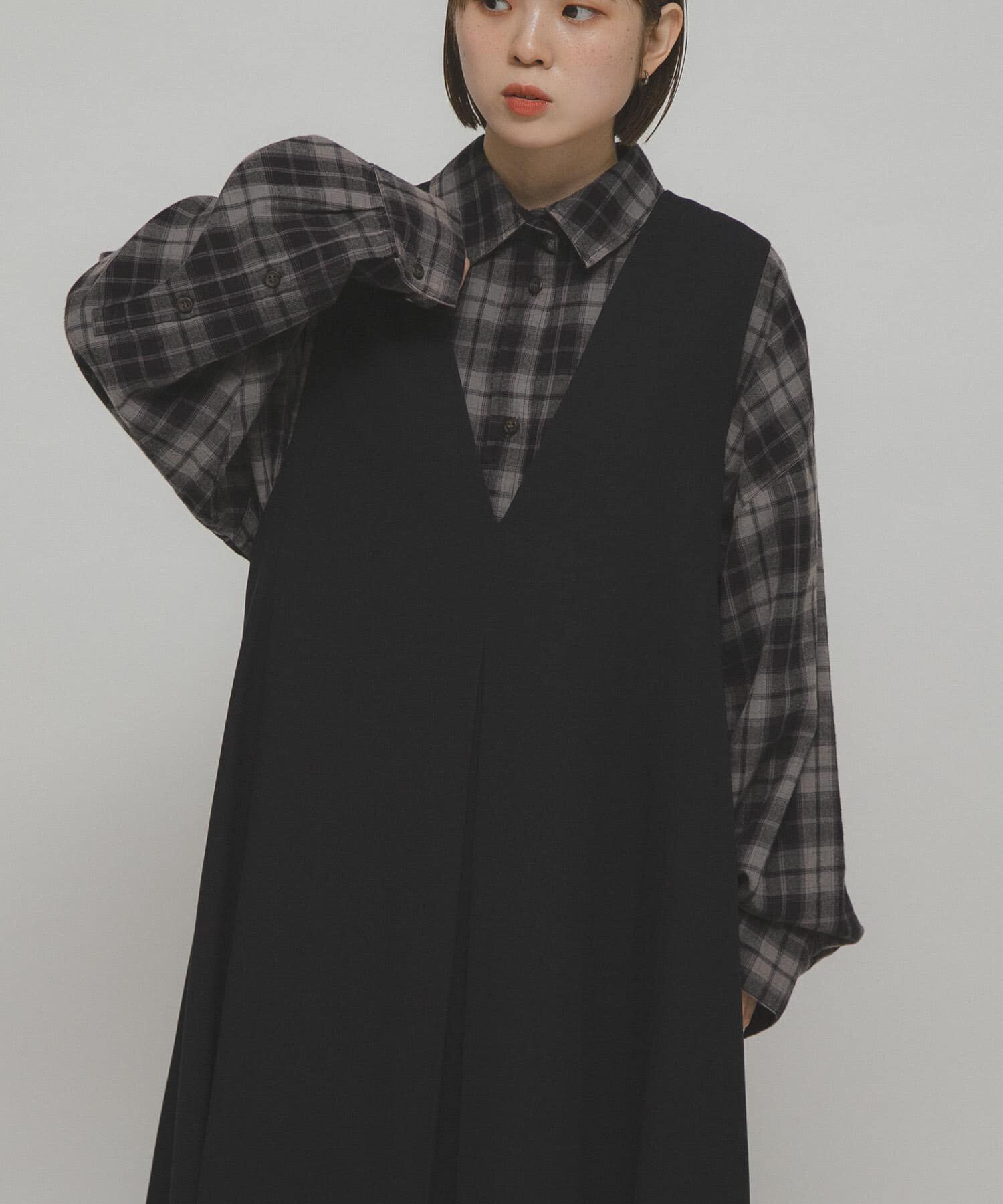  「『一部WEB限定カラー』2WAYフレアジャンパースカート」|ワンピース|