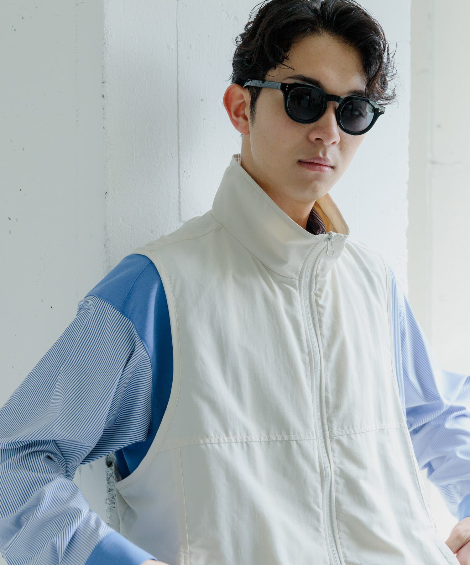 SENSE OF PLACE by URBAN RESEARCH「『ユニセックス』クラウンパントサングラス」|メガネ|