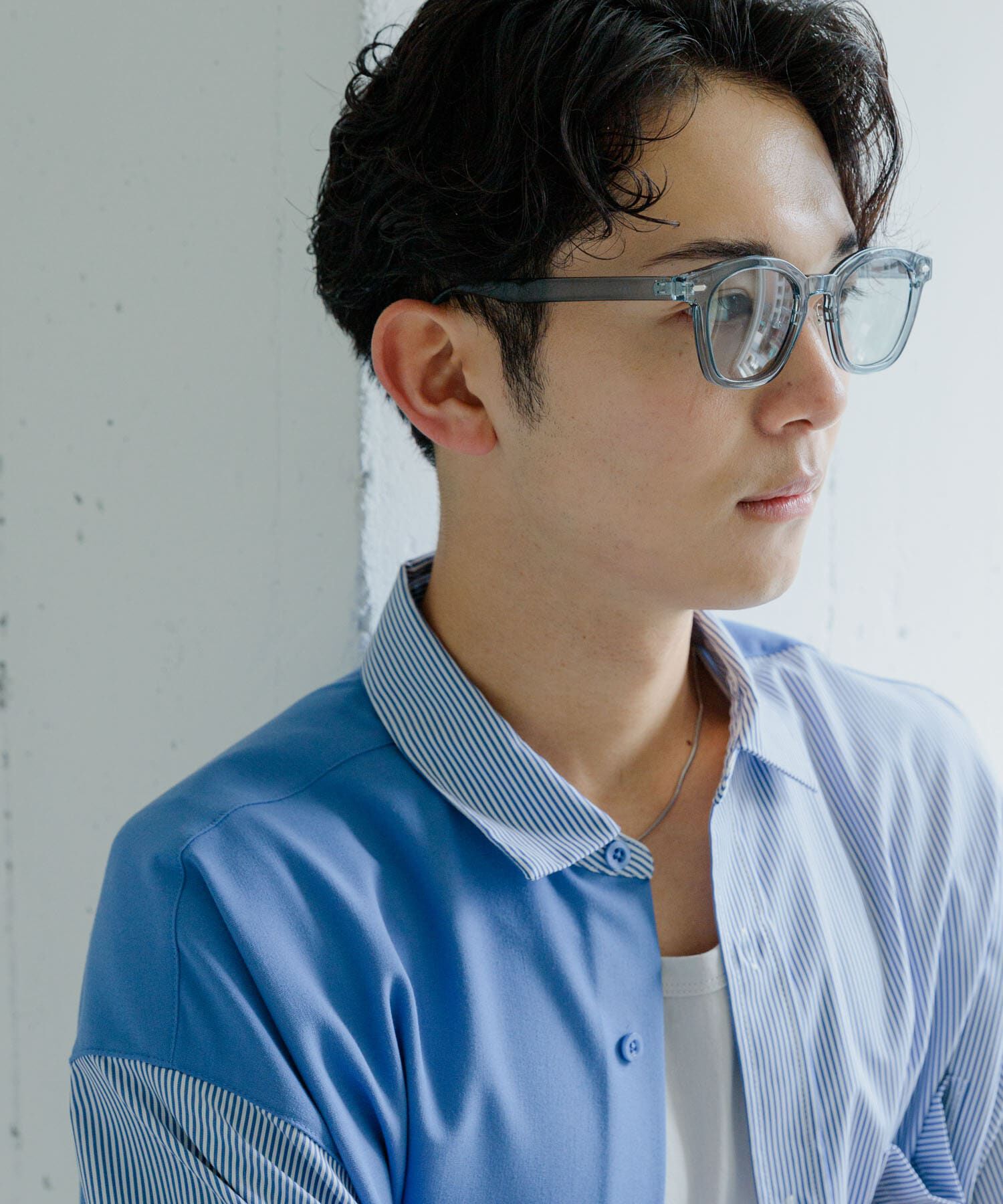 SENSE OF PLACE by URBAN RESEARCH「『ユニセックス』ウェリントンサングラス」|メガネ|ブルー系その他