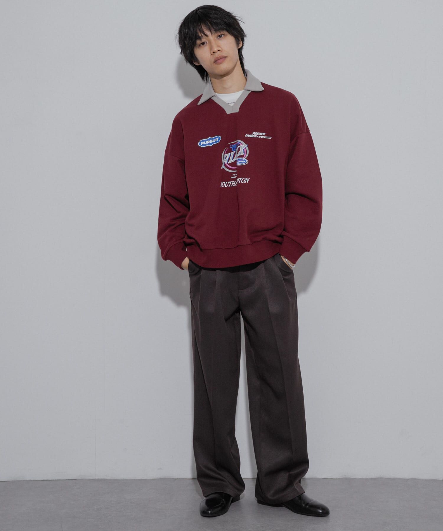 SENSE OF PLACE by URBAN RESEARCH「Game Graphic Long-Sleeve Sweat」|スウェット・ジャージ|