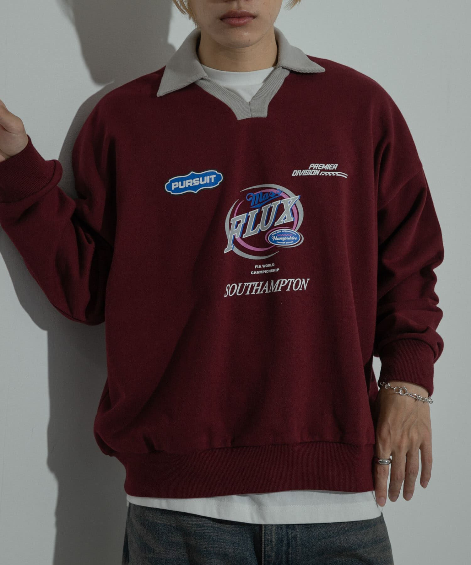 SENSE OF PLACE by URBAN RESEARCH「Game Graphic Long-Sleeve Sweat」|スウェット・ジャージ|