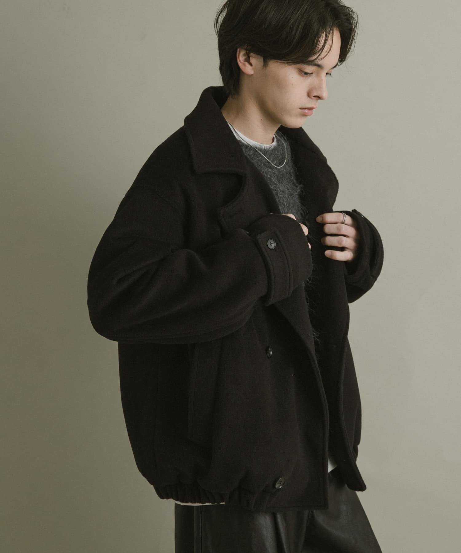 SENSE OF PLACE by URBAN RESEARCH「シャギーダブルスタンドブルゾン」|ブルゾン・スタジャン|