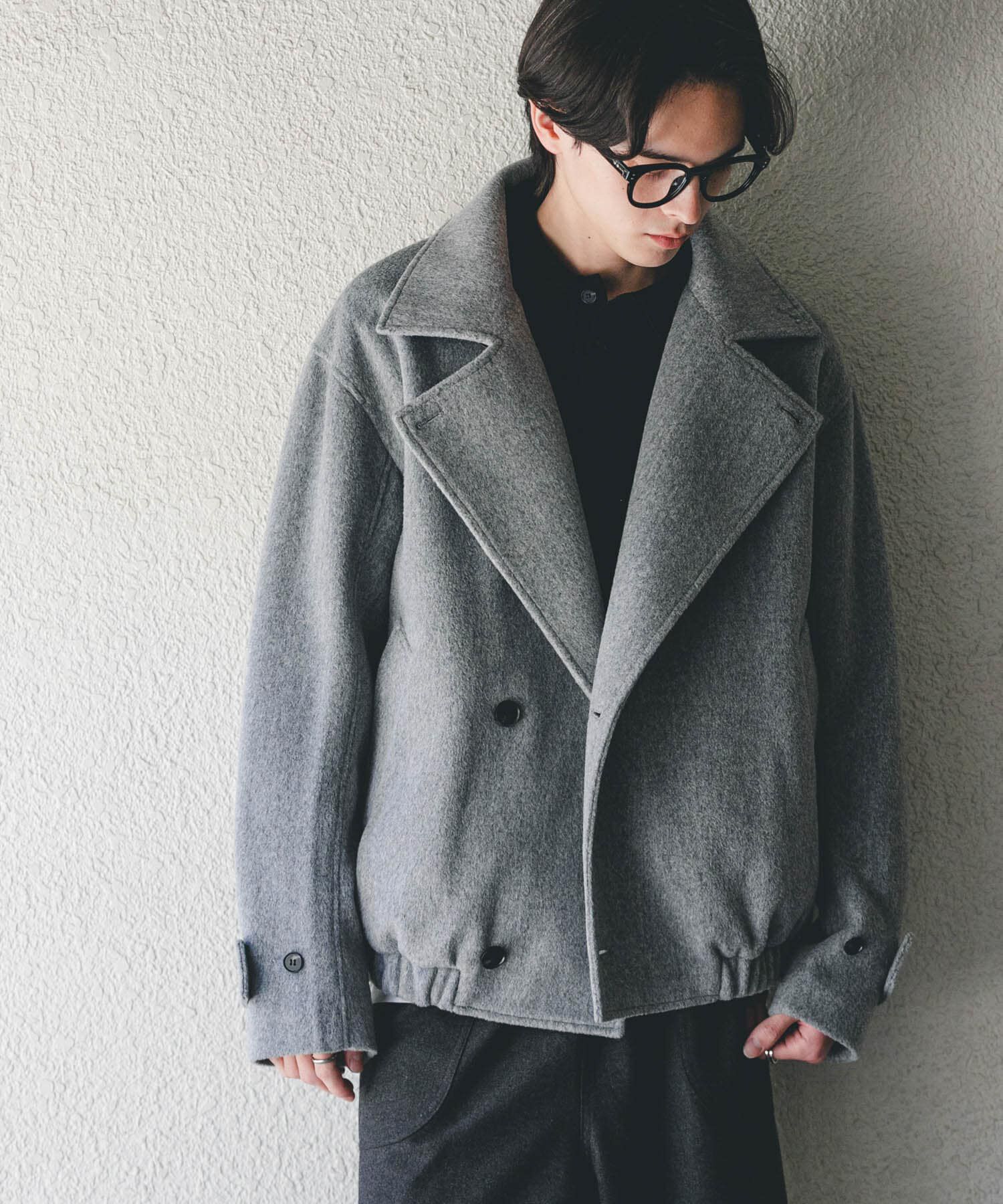 SENSE OF PLACE by URBAN RESEARCH「シャギーダブルスタンドブルゾン」|ブルゾン・スタジャン|