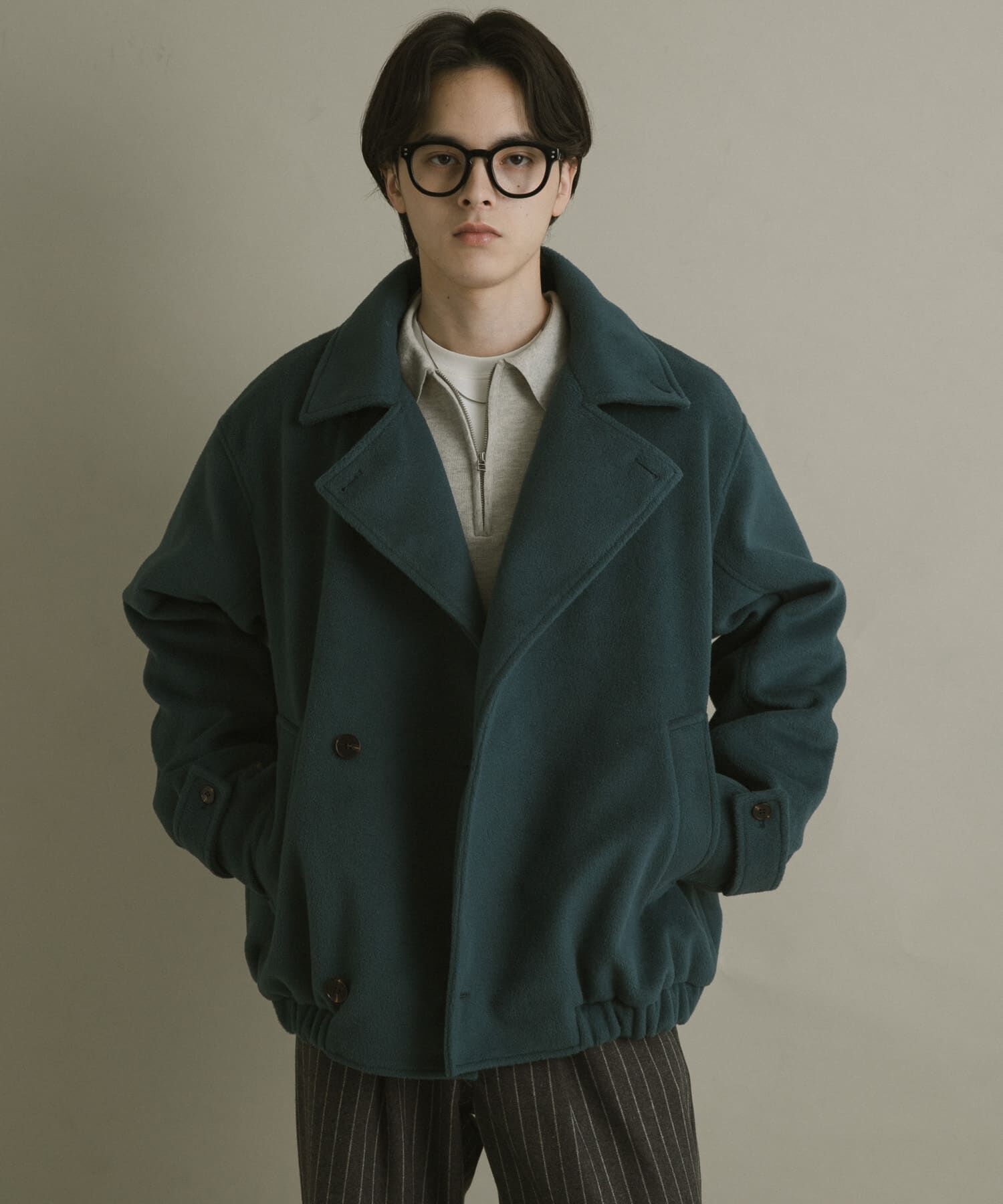 SENSE OF PLACE by URBAN RESEARCH「シャギーダブルスタンドブルゾン」|ブルゾン・スタジャン|