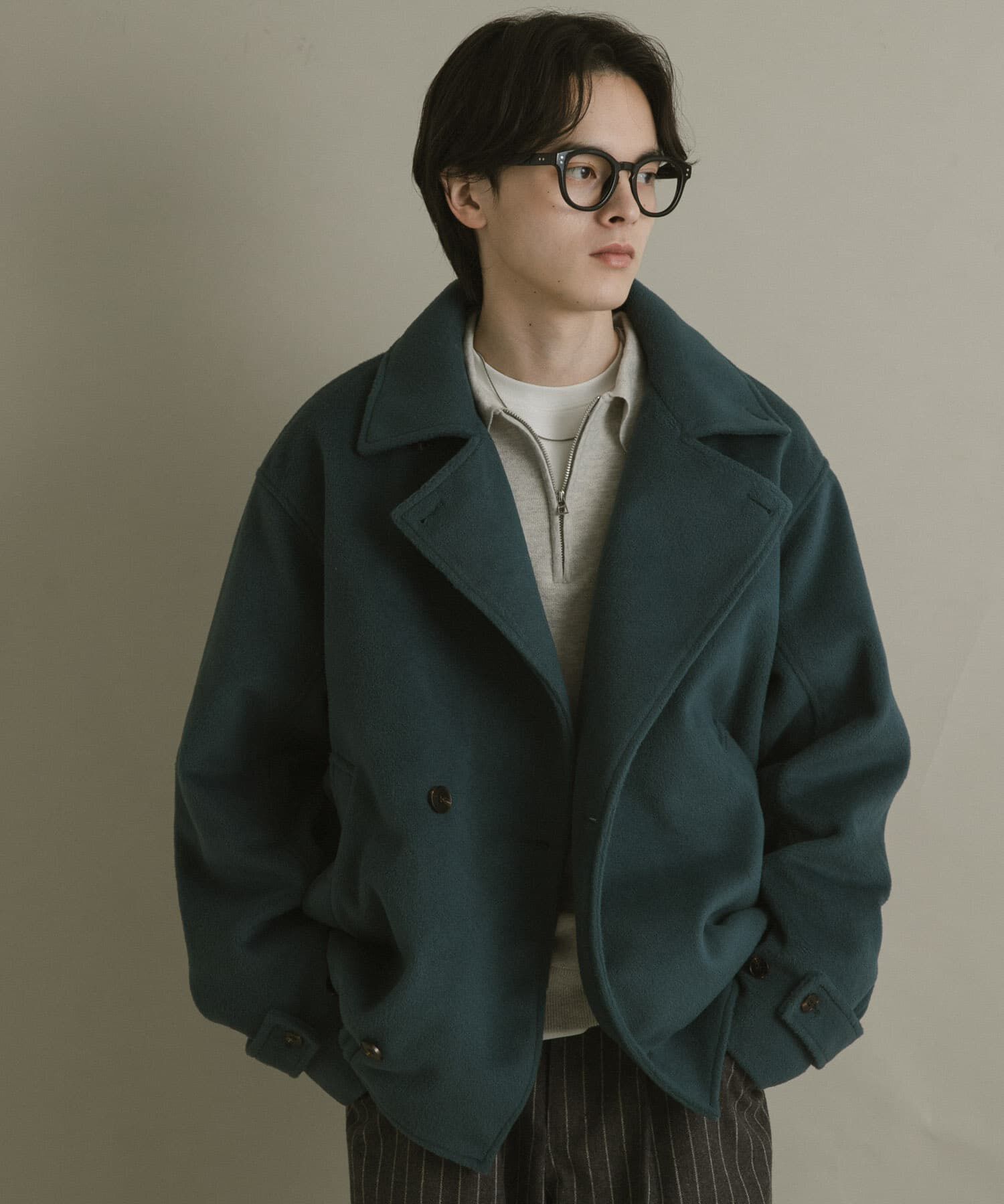 SENSE OF PLACE by URBAN RESEARCH「シャギーダブルスタンドブルゾン」|ブルゾン・スタジャン|