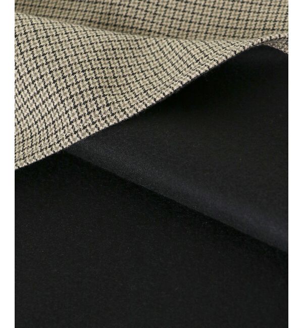 le.coeur blanc「《手洗い可能》裏起毛チェックストレートスカート」|スカート|